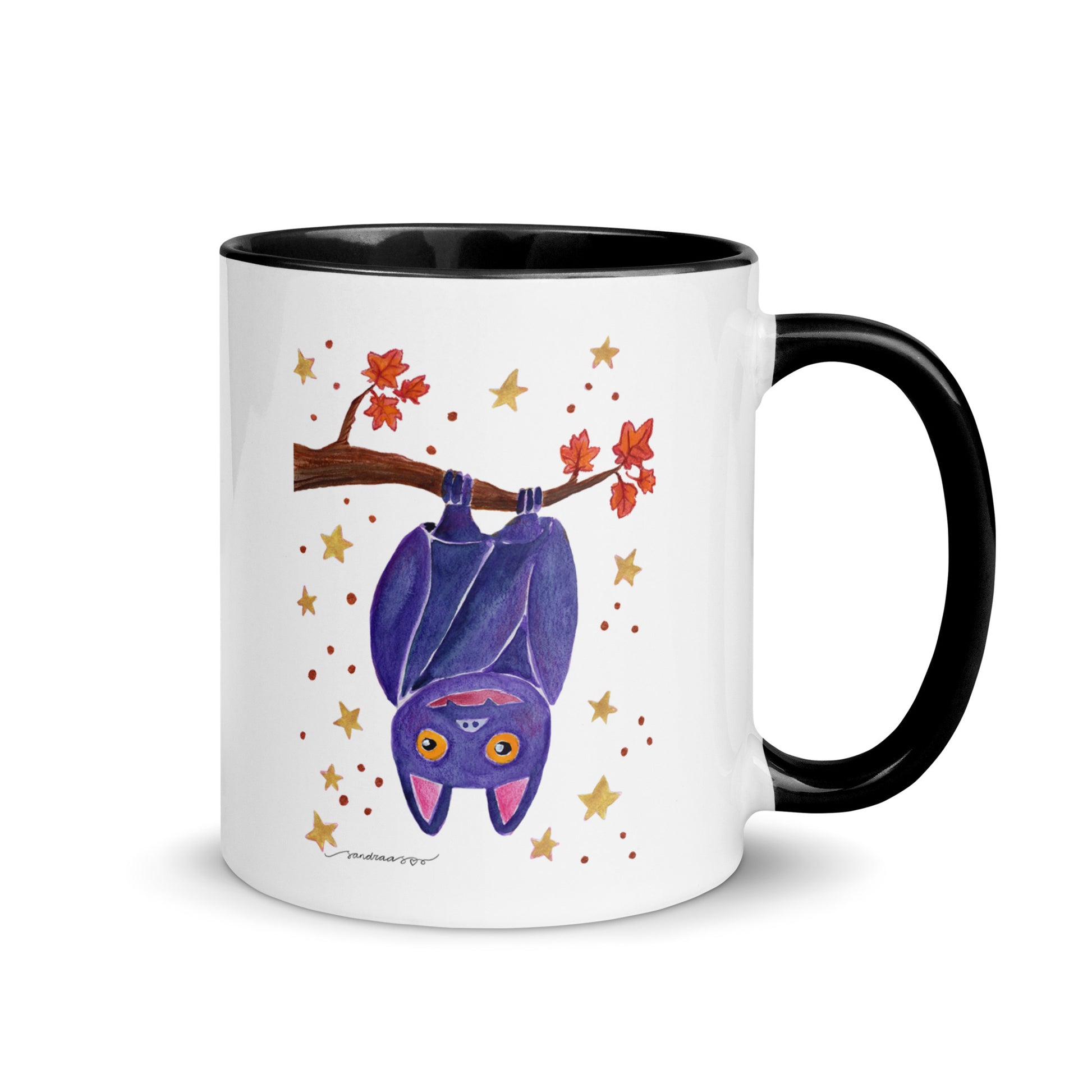 Whimsical Bat Halloween Mug – Add Some Spooky Cuteness to Your Coffee! 🦇🎃☕ - SANDRAAS