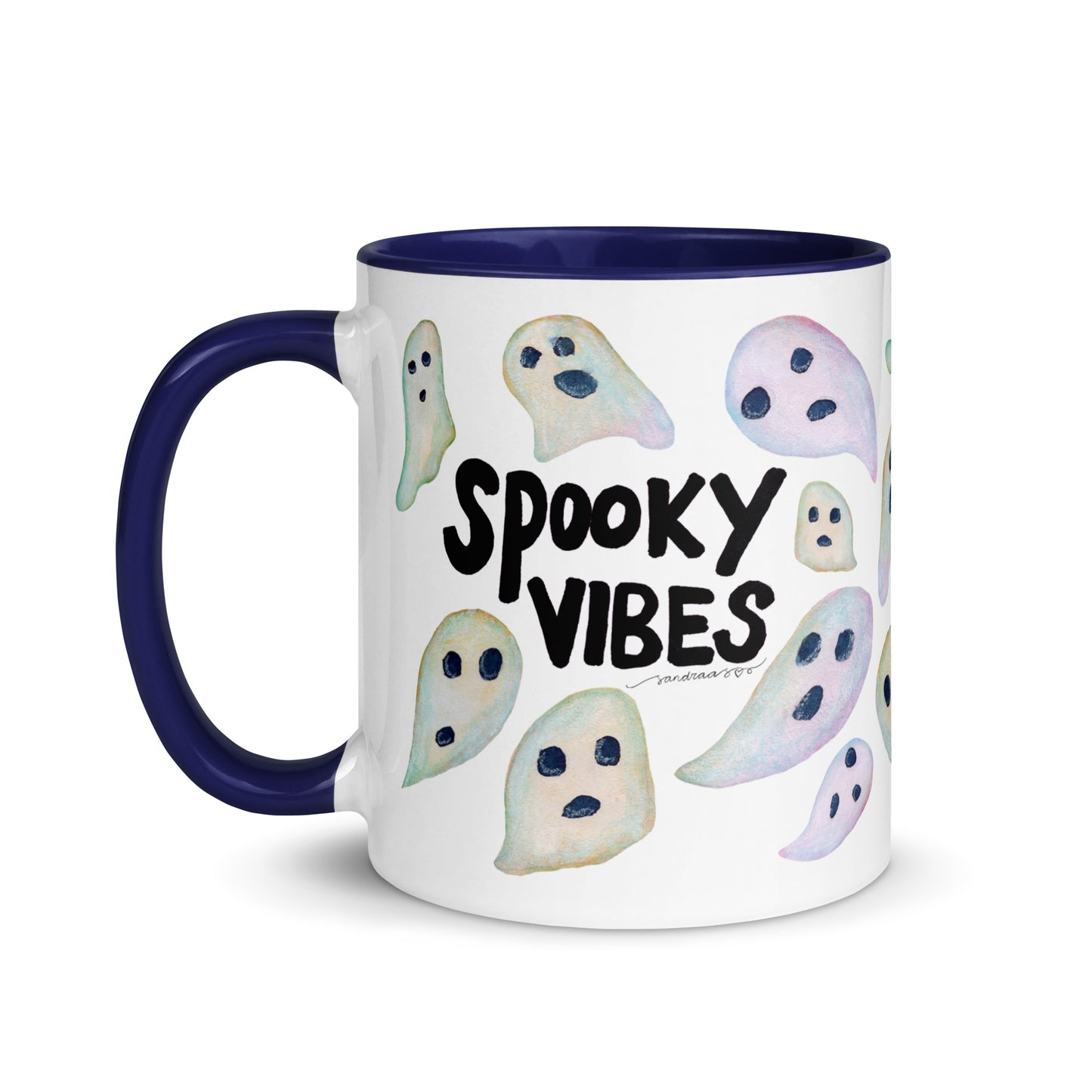 Spooky Vibes Halloween Mug – A Whimsical Ghostly Delight! 👻☕🎃 - SANDRAAS