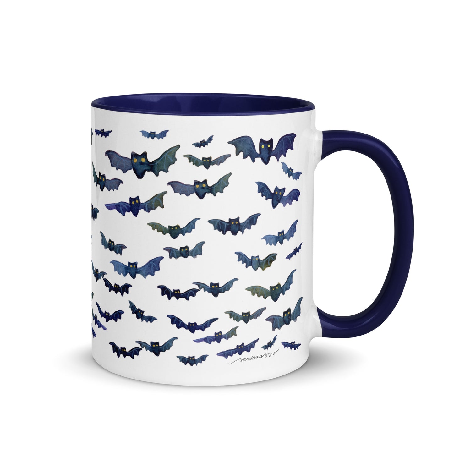 Watercolor Bats Mug – A Touch of Whimsy & Spooky Charm! 🦇☕ - SANDRAAS