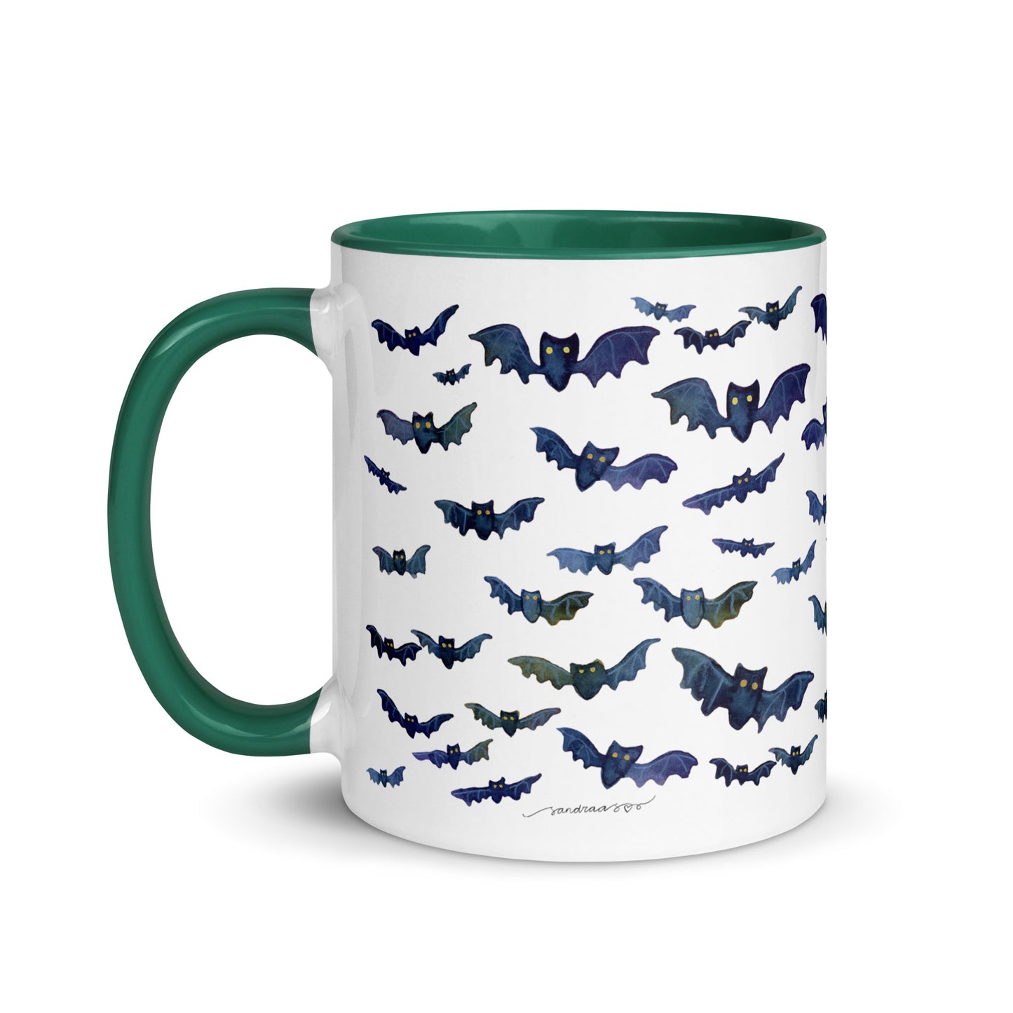 Watercolor Bats Mug – A Touch of Whimsy & Spooky Charm! 🦇☕ - SANDRAAS
