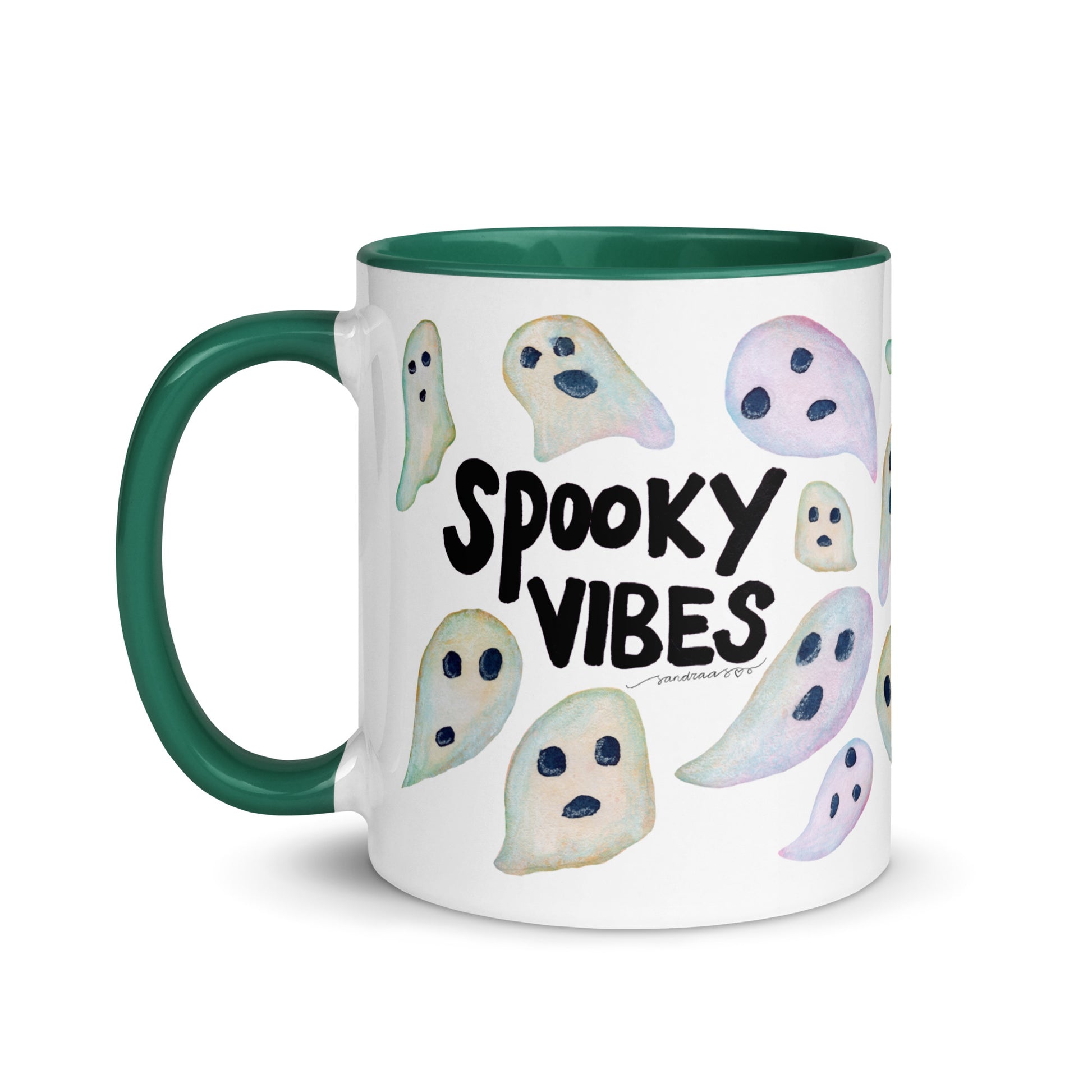 Spooky Vibes Halloween Mug – A Whimsical Ghostly Delight! 👻☕🎃 - SANDRAAS