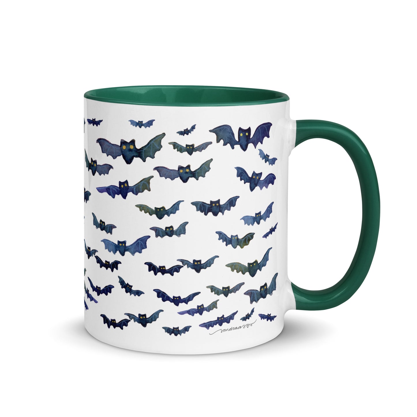 Watercolor Bats Mug – A Touch of Whimsy & Spooky Charm! 🦇☕ - SANDRAAS