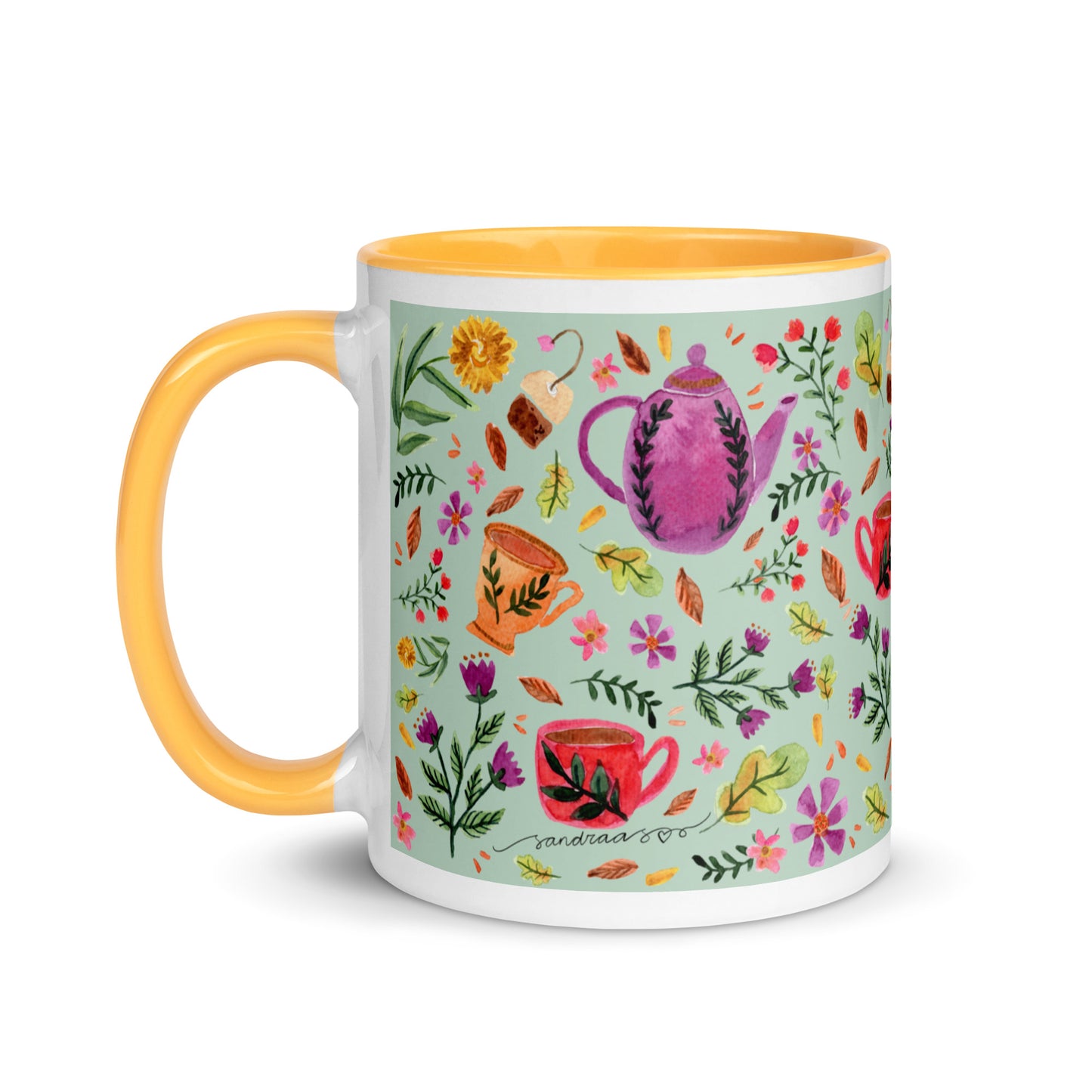 Cozy Autumn Tea Mug โ A Warm Hug in a Cup ๐โ - SANDRAAS