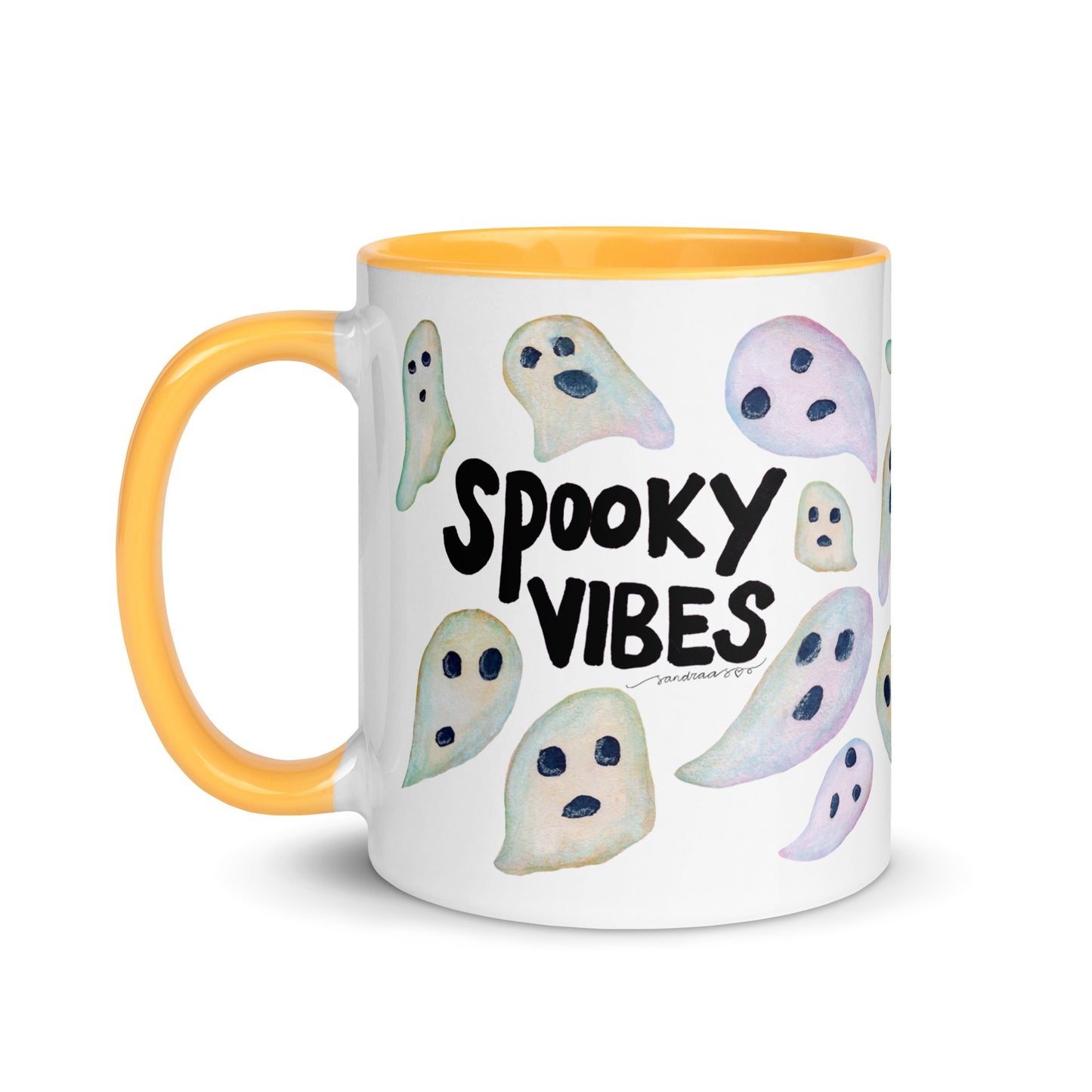 Spooky Vibes Halloween Mug – A Whimsical Ghostly Delight! 👻☕🎃 - SANDRAAS