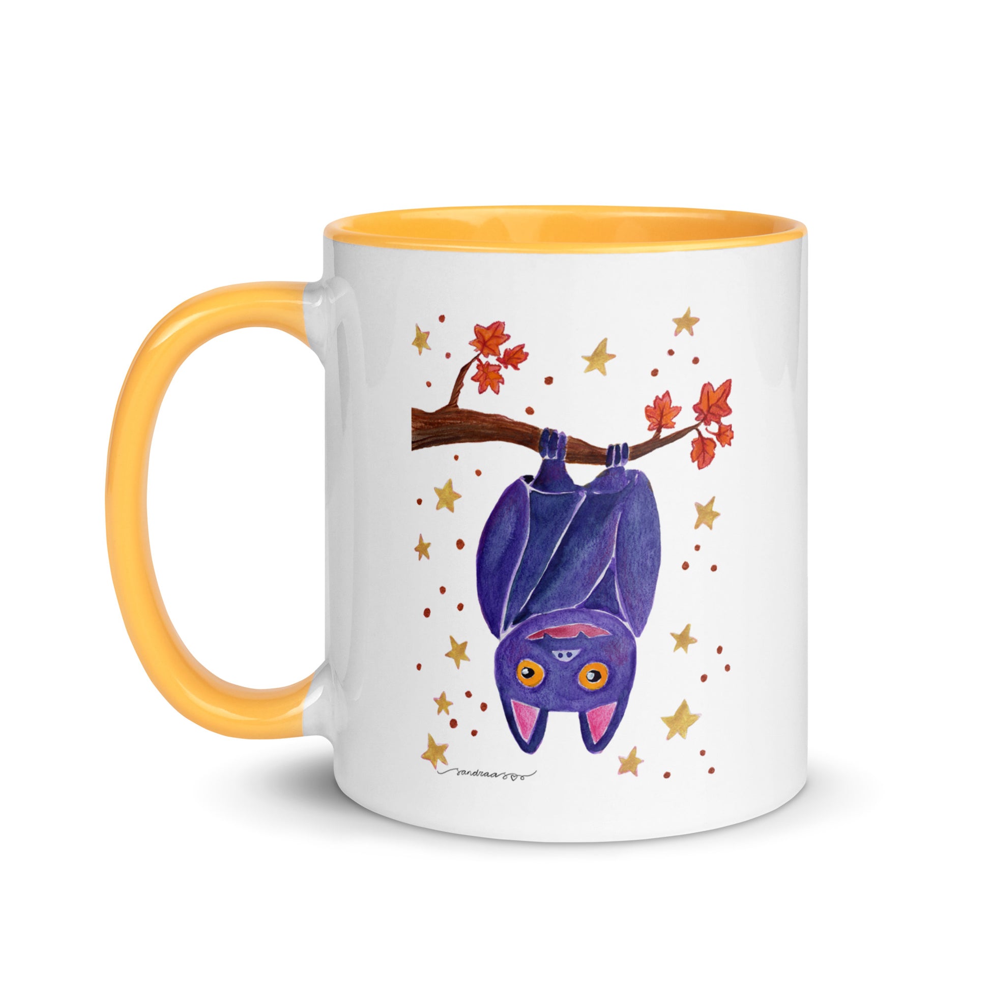 Whimsical Bat Halloween Mug – Add Some Spooky Cuteness to Your Coffee! 🦇🎃☕ - SANDRAAS