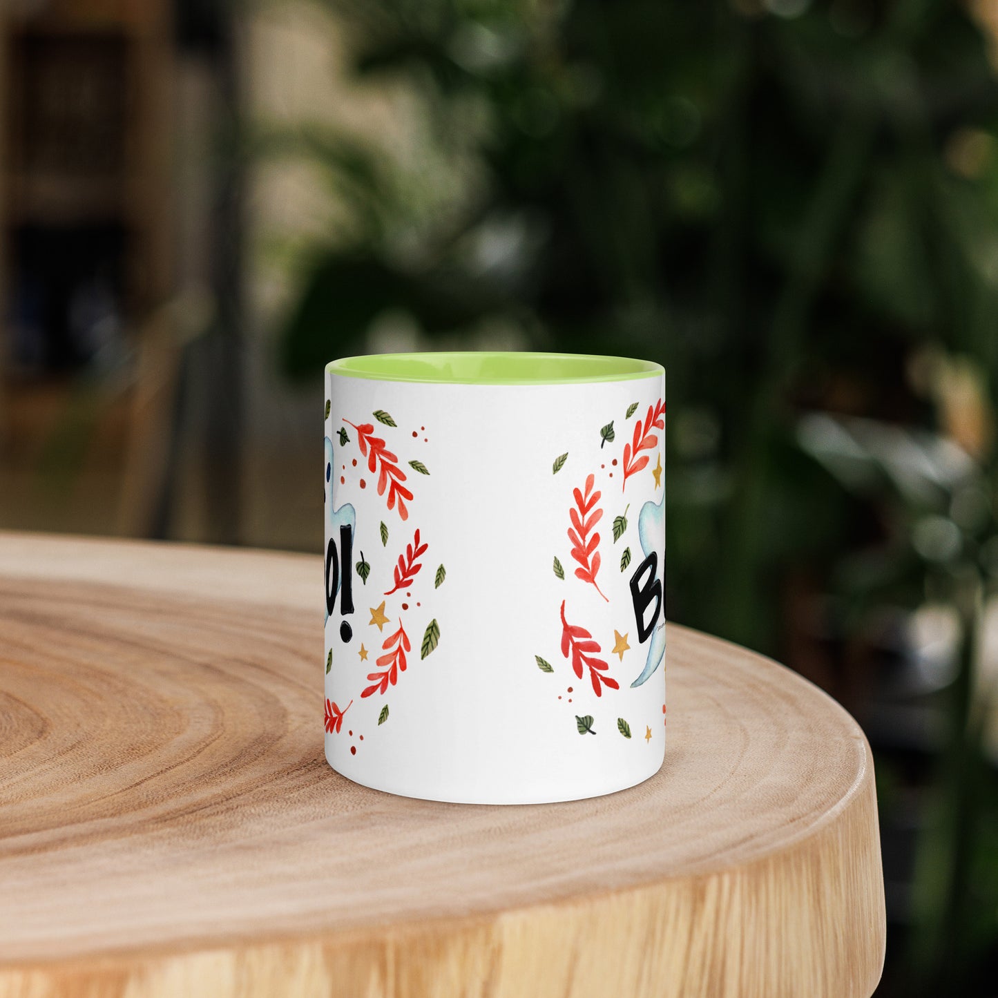 Boo! Halloween Ghost Mug – A Whimsical Autumn Delight 👻🍂 - SANDRAAS