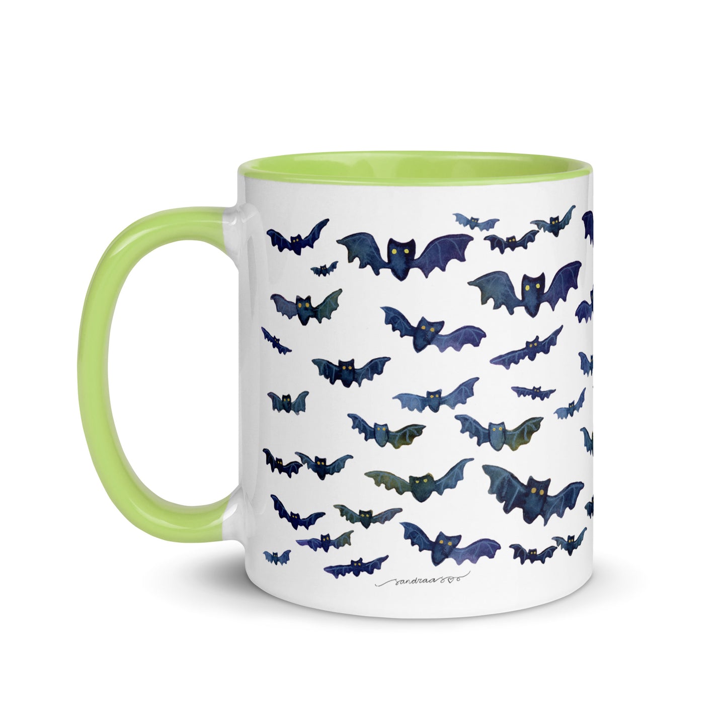 Watercolor Bats Mug – A Touch of Whimsy & Spooky Charm! 🦇☕ - SANDRAAS