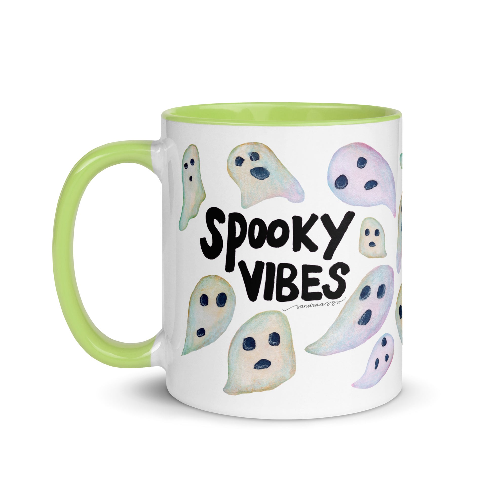 Spooky Vibes Halloween Mug – A Whimsical Ghostly Delight! 👻☕🎃 - SANDRAAS