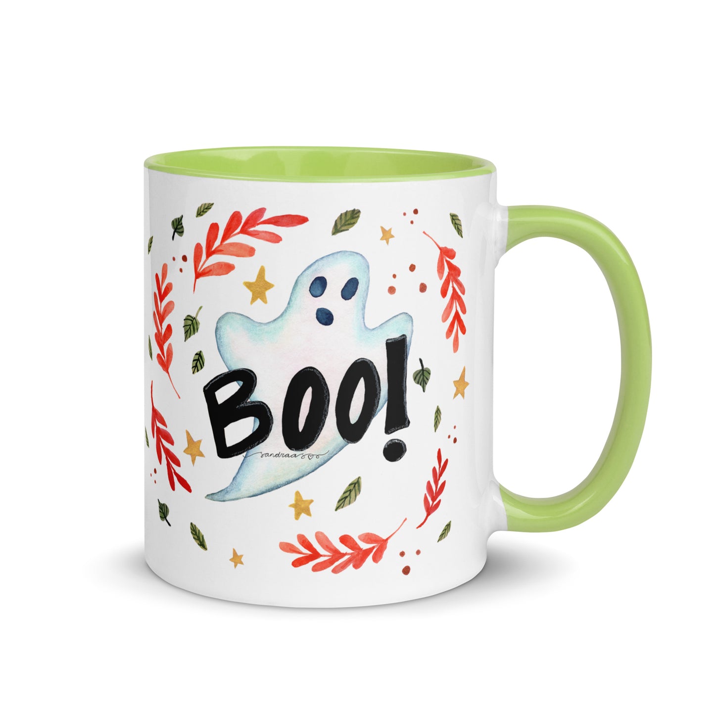 Boo! Halloween Ghost Mug – A Whimsical Autumn Delight 👻🍂 - SANDRAAS