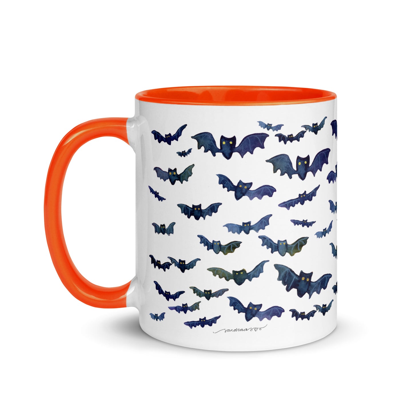 Watercolor Bats Mug – A Touch of Whimsy & Spooky Charm! 🦇☕ - SANDRAAS