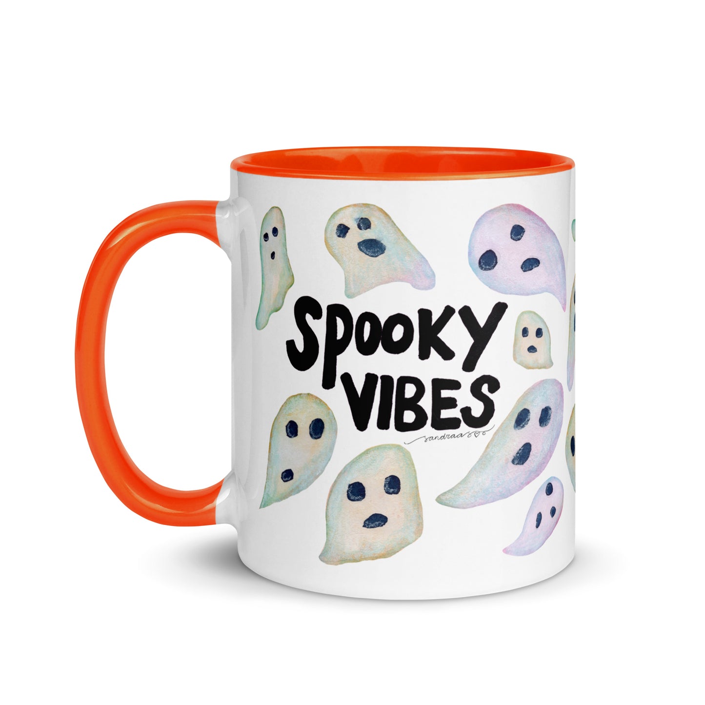 Spooky Vibes Halloween Mug – A Whimsical Ghostly Delight! 👻☕🎃 - SANDRAAS