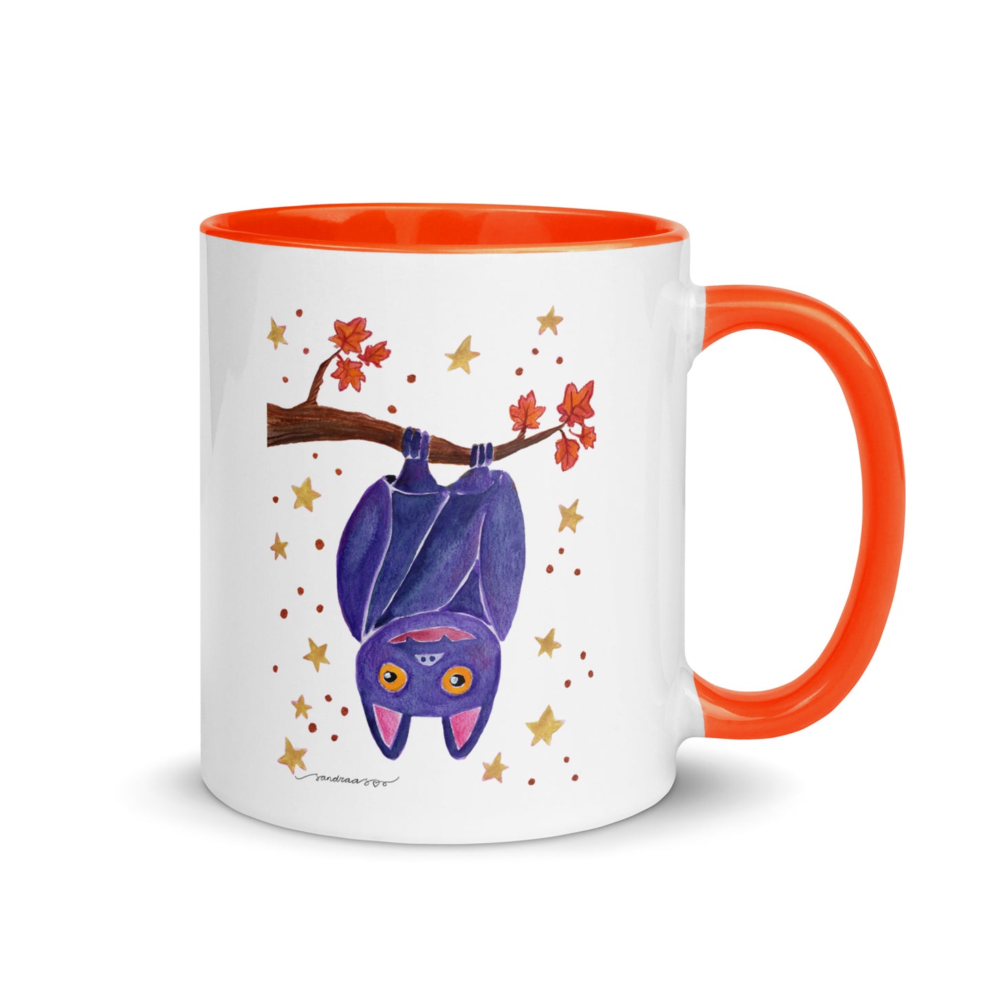 Whimsical Bat Halloween Mug – Add Some Spooky Cuteness to Your Coffee! 🦇🎃☕ - SANDRAAS