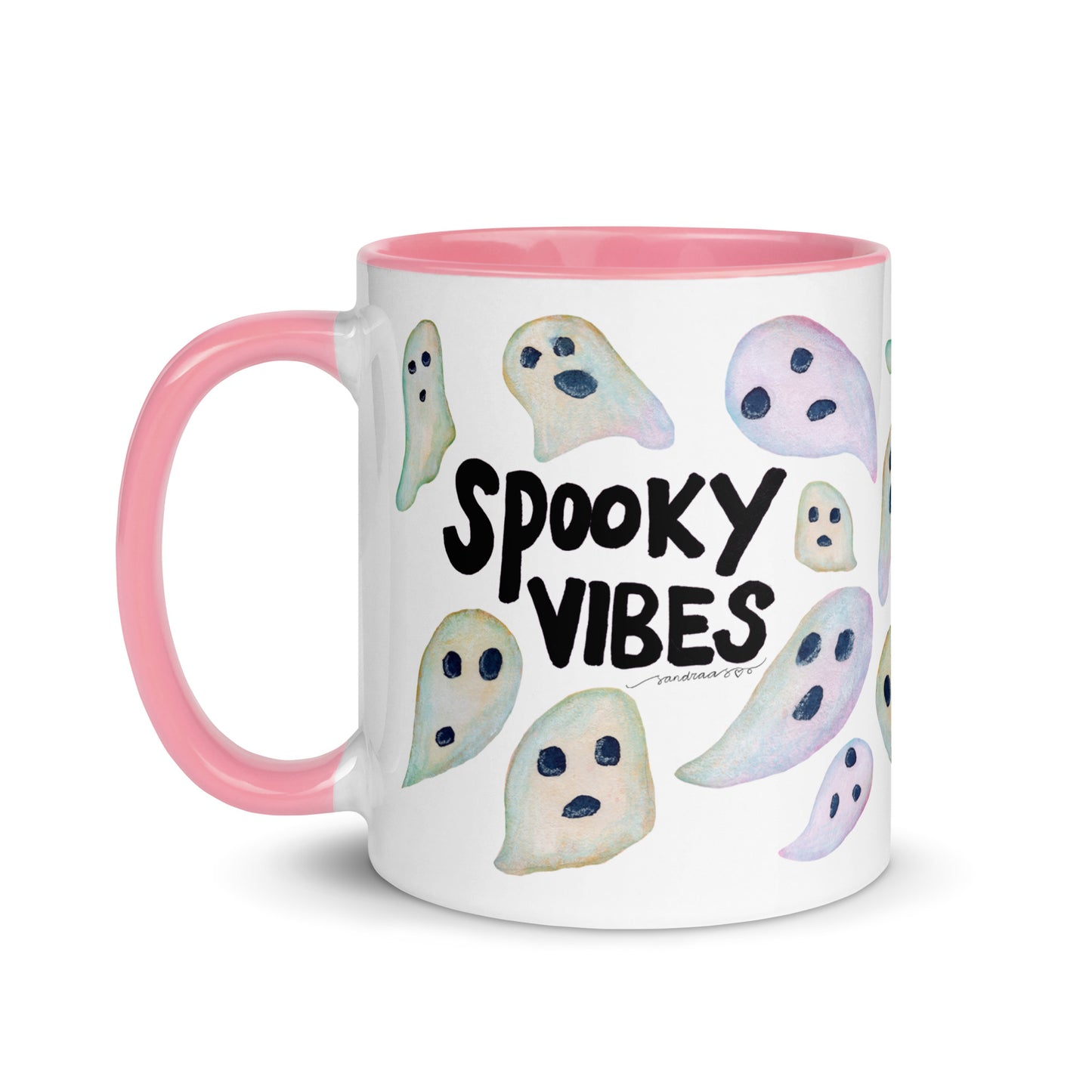 Spooky Vibes Halloween Mug – A Whimsical Ghostly Delight! 👻☕🎃 - SANDRAAS