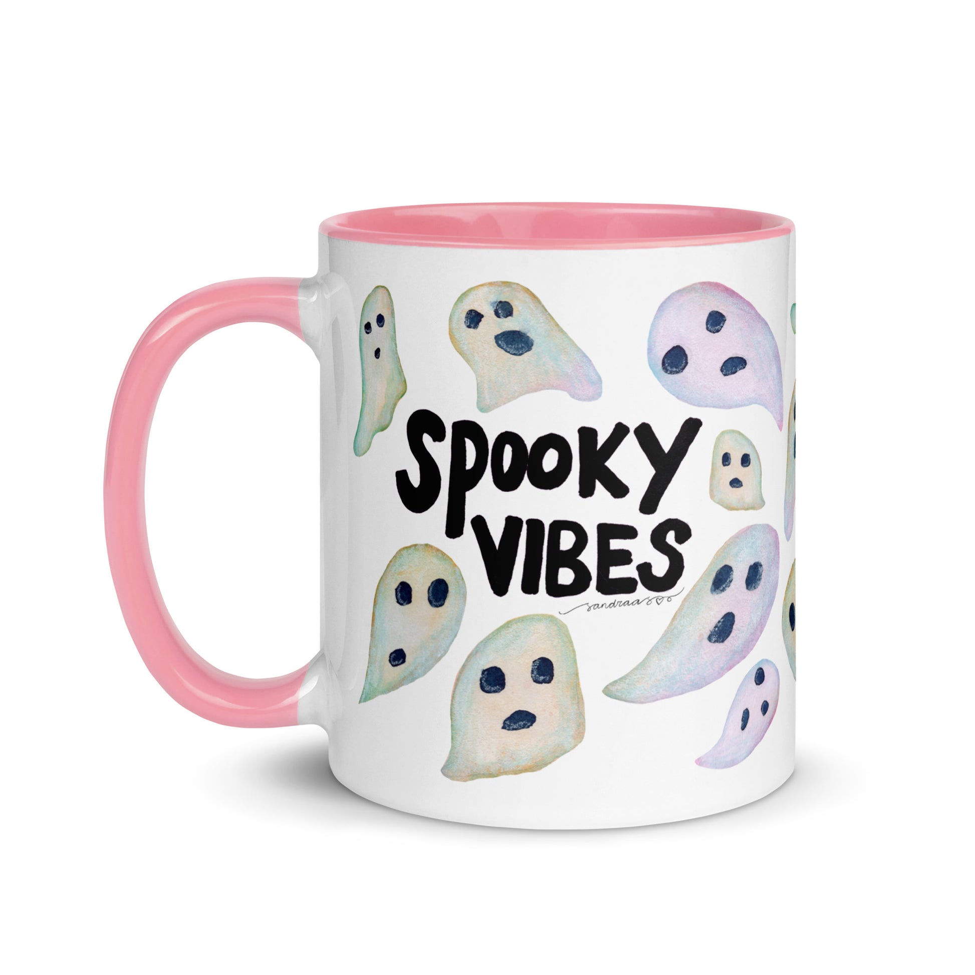 Spooky Vibes Halloween Mug – A Whimsical Ghostly Delight! 👻☕🎃 - SANDRAAS
