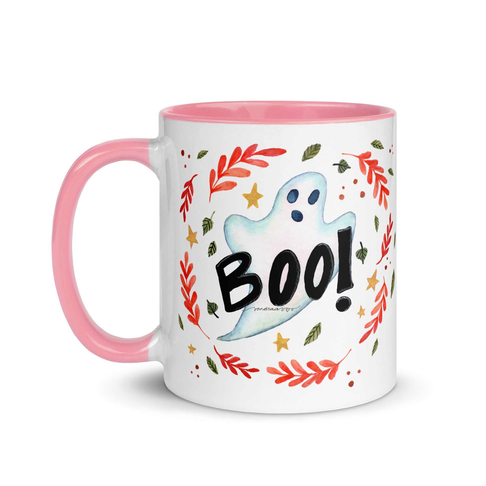 Boo! Halloween Ghost Mug – A Whimsical Autumn Delight 👻🍂 - SANDRAAS