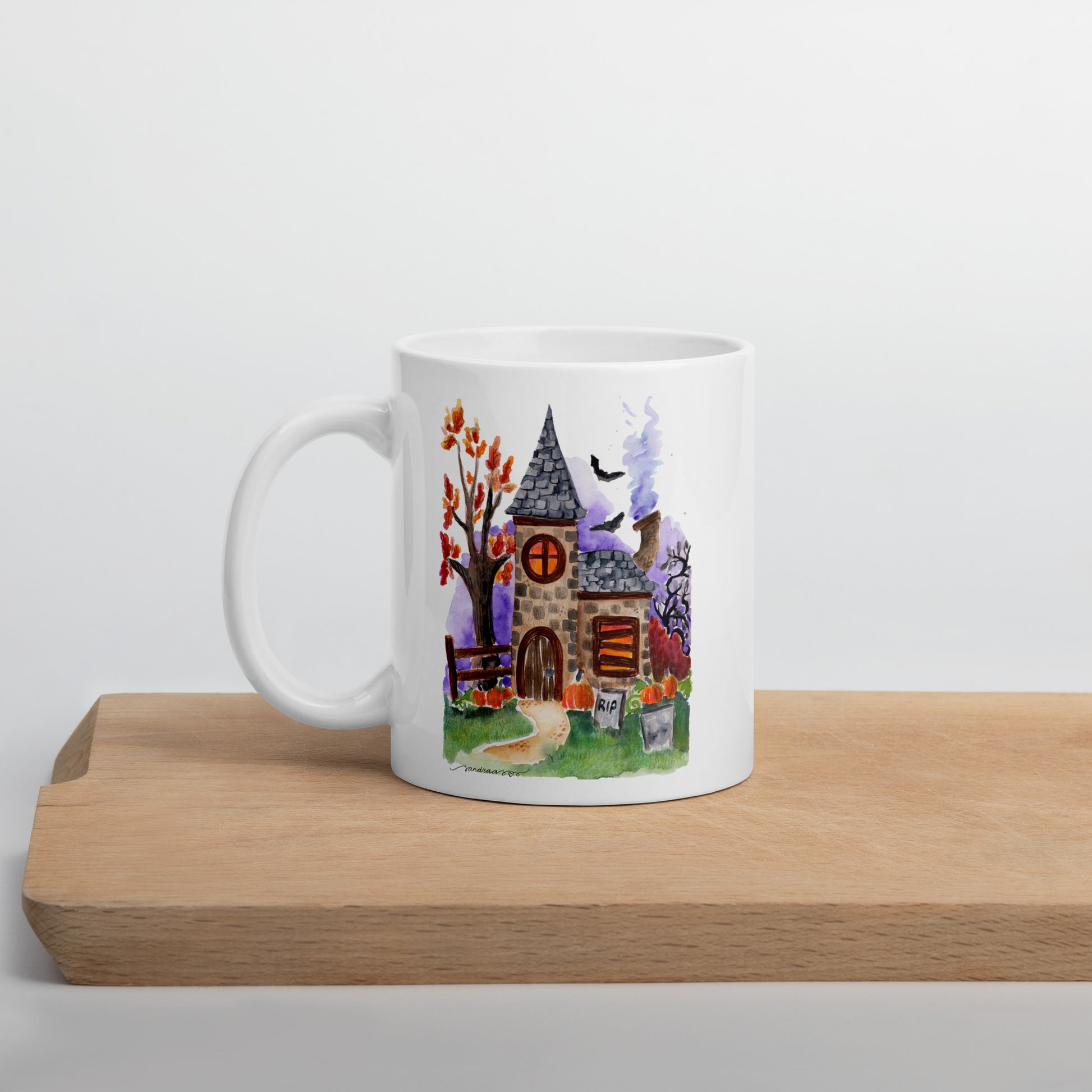 Haunted House Halloween Mug – A Spooky Sip for Chilly Autumn Nights! 🎃👻 - SANDRAAS