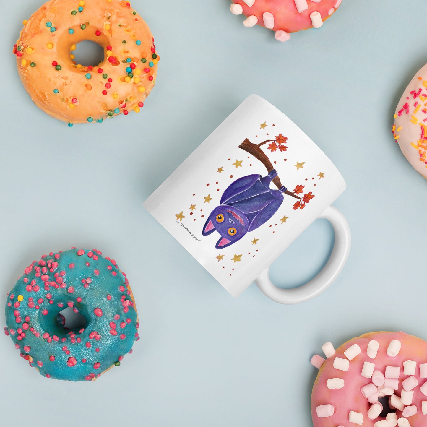 Halloween Bat Mug – A Spooky Sip for the Season! 🦇🎃 - SANDRAAS