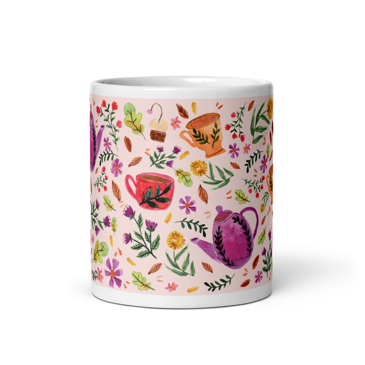 Cozy Autumn Pink Mug – Sip in Soft Autumn Hues 🍂☕ - SANDRAAS