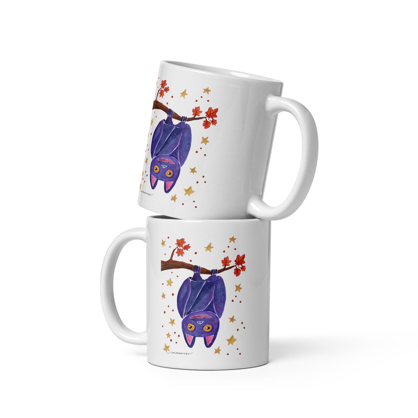 Halloween Bat Mug – A Spooky Sip for the Season! 🦇🎃 - SANDRAAS