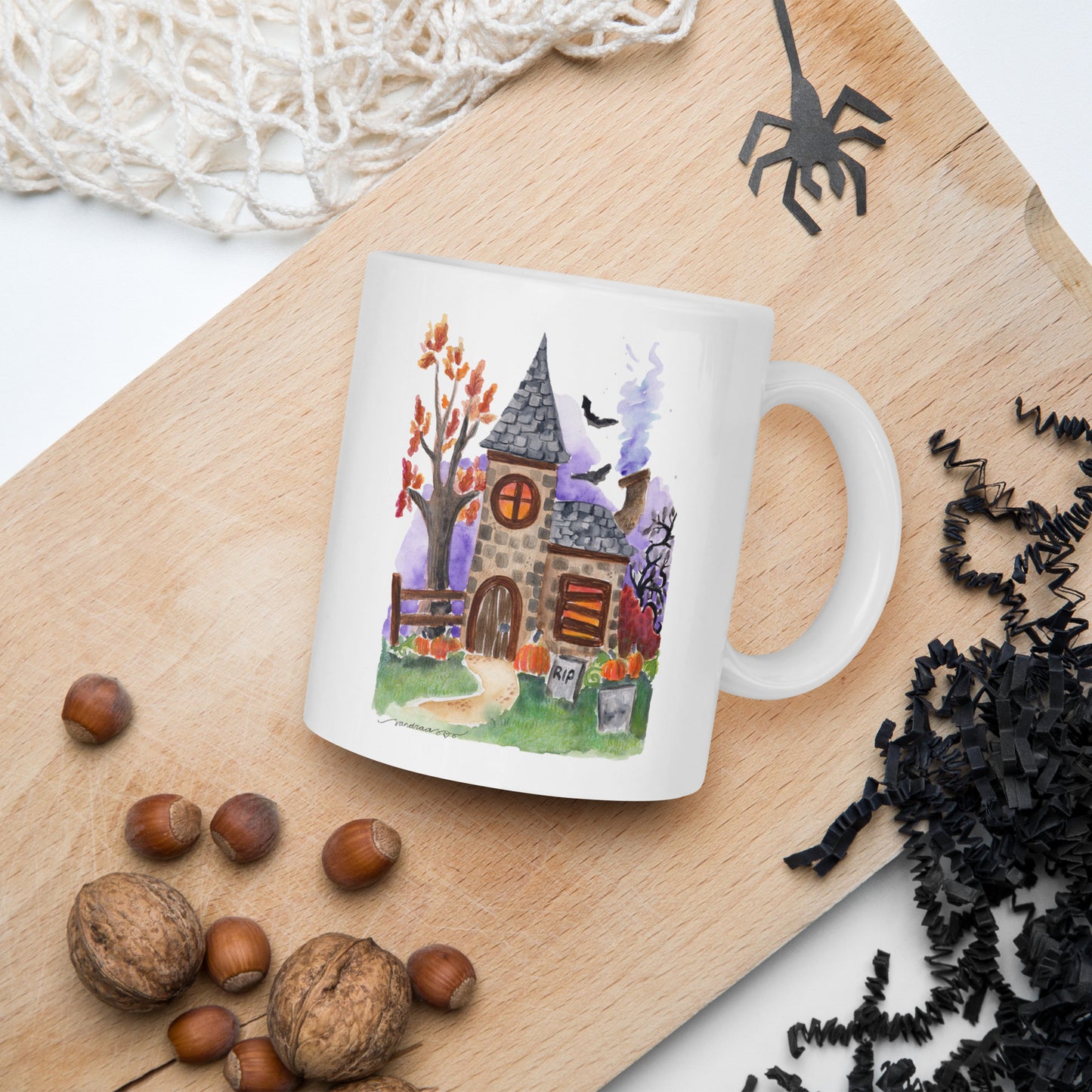 Haunted House Halloween Mug – A Spooky Sip for Chilly Autumn Nights! 🎃👻 - SANDRAAS