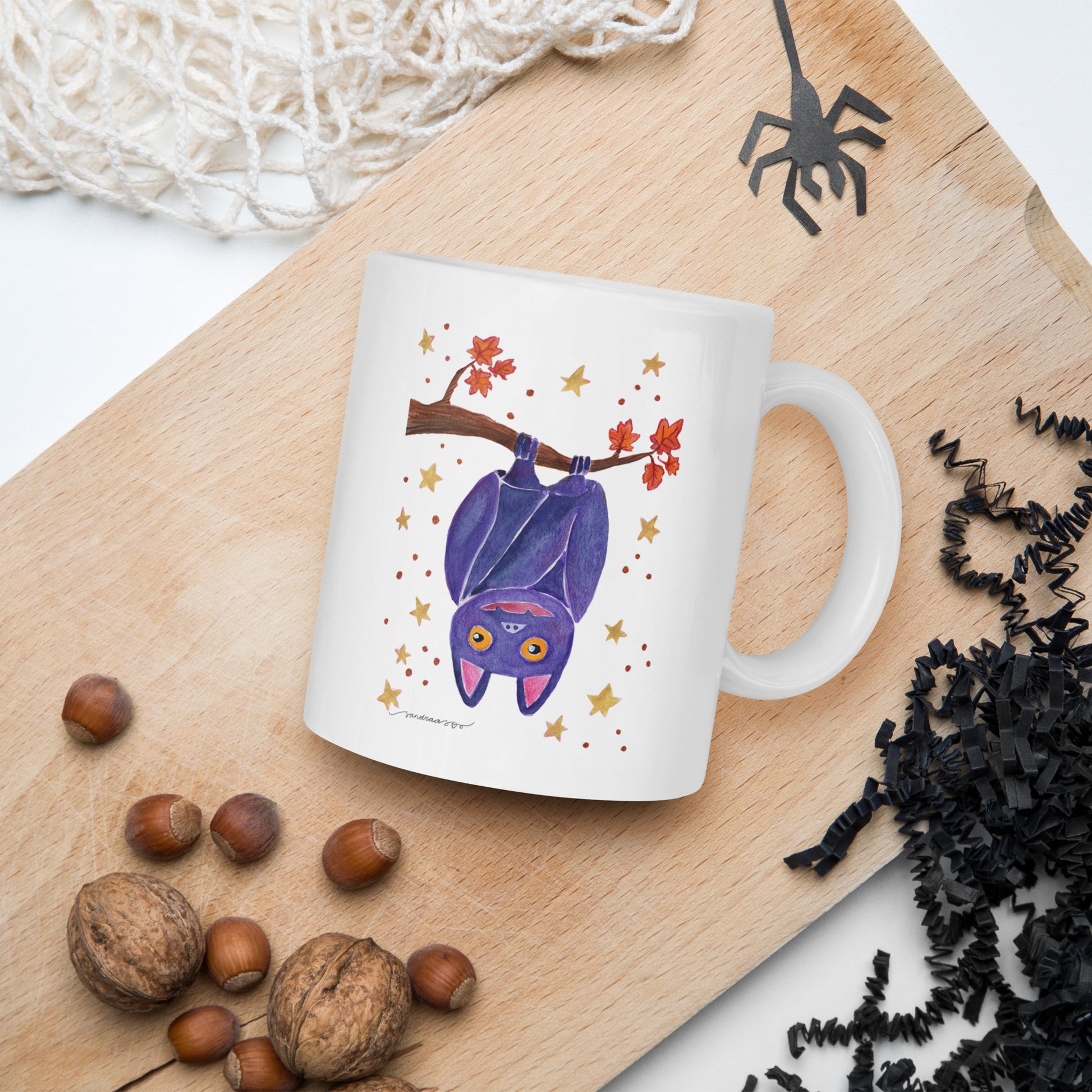 Halloween Bat Mug – A Spooky Sip for the Season! 🦇🎃 - SANDRAAS