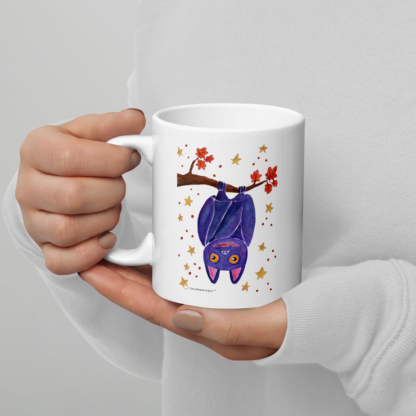 Halloween Bat Mug – A Spooky Sip for the Season! 🦇🎃 - SANDRAAS