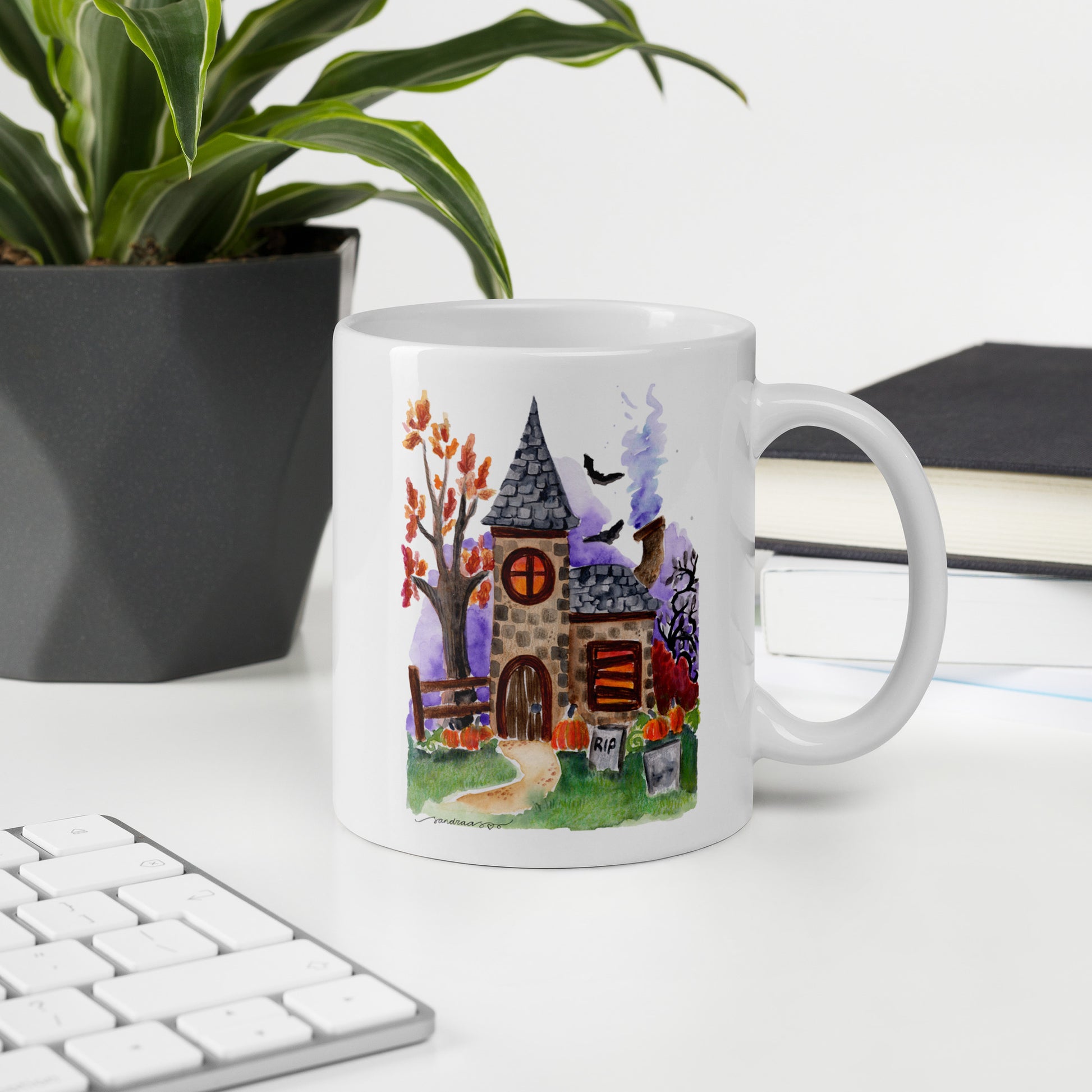 Haunted House Halloween Mug – A Spooky Sip for Chilly Autumn Nights! 🎃👻 - SANDRAAS