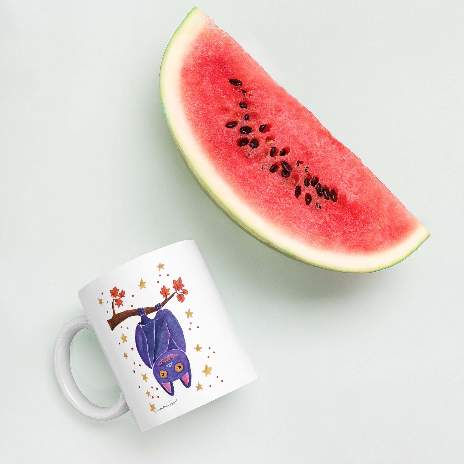 Halloween Bat Mug – A Spooky Sip for the Season! 🦇🎃 - SANDRAAS