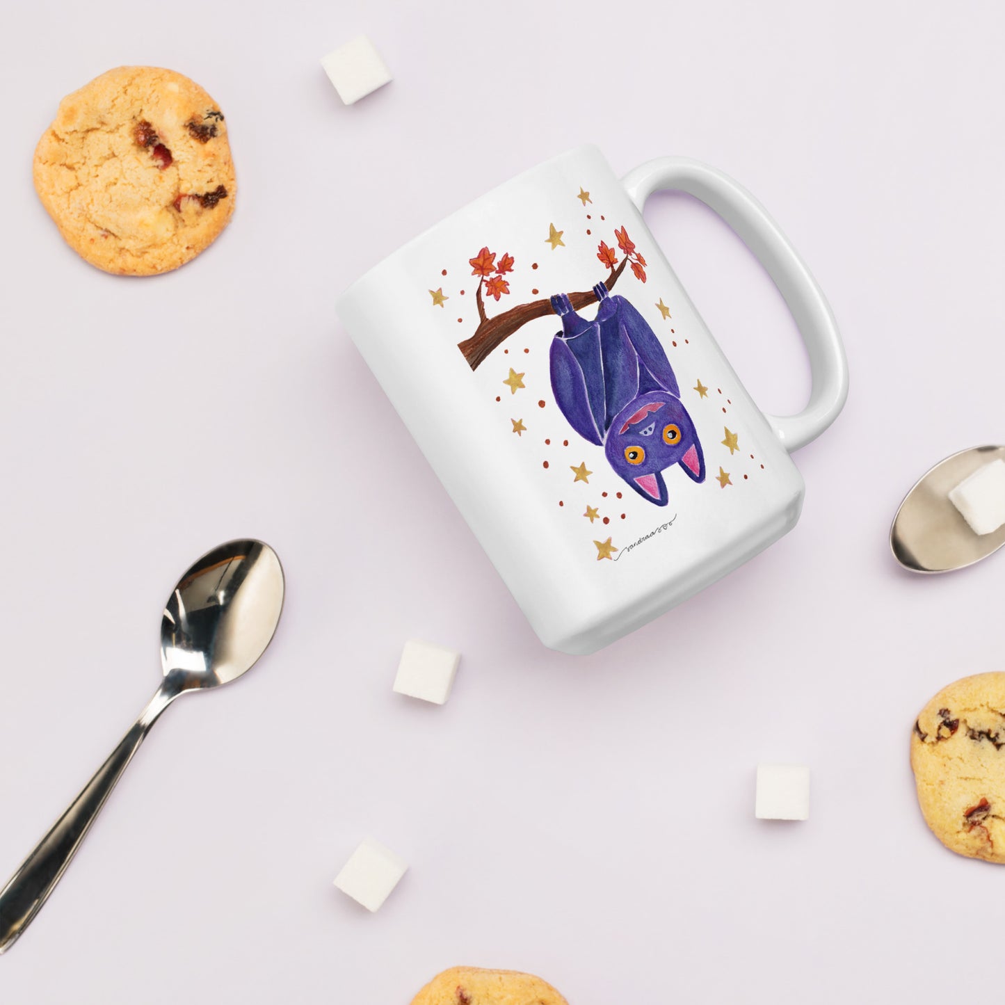 Halloween Bat Mug – A Spooky Sip for the Season! 🦇🎃 - SANDRAAS