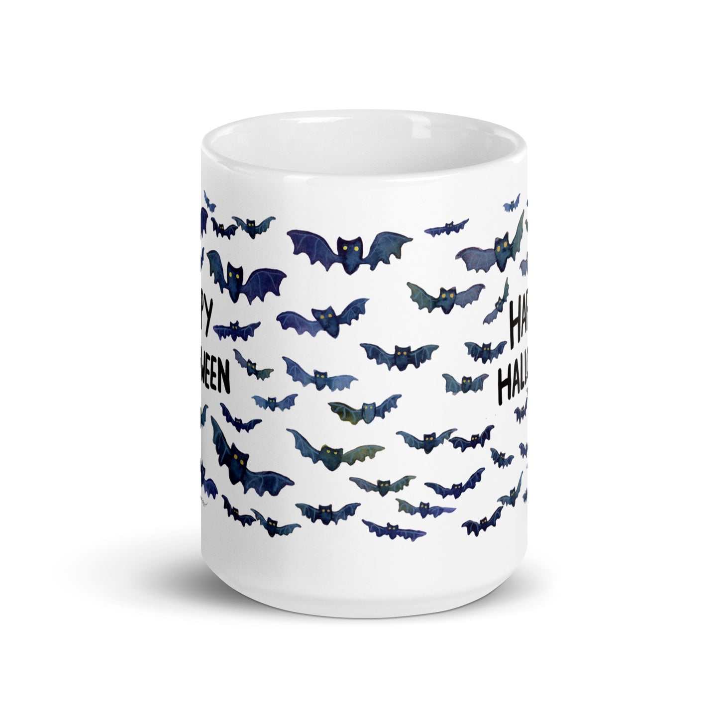 Happy Halloween Bat Mug – Spooky, Cute & Perfect for Fall! 🎃🦇 - SANDRAAS