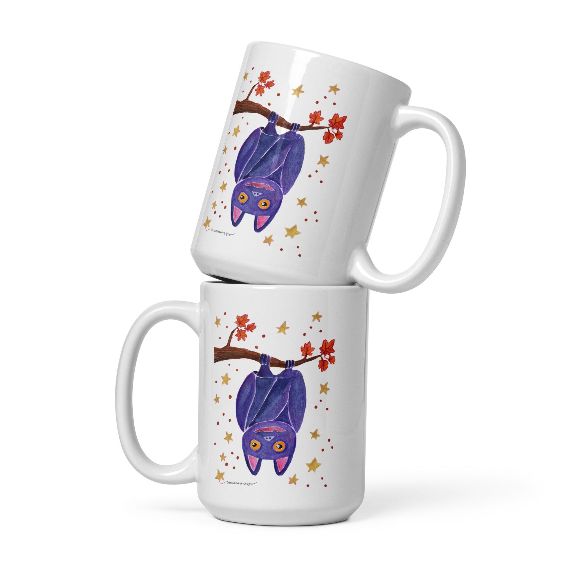 Halloween Bat Mug – A Spooky Sip for the Season! 🦇🎃 - SANDRAAS