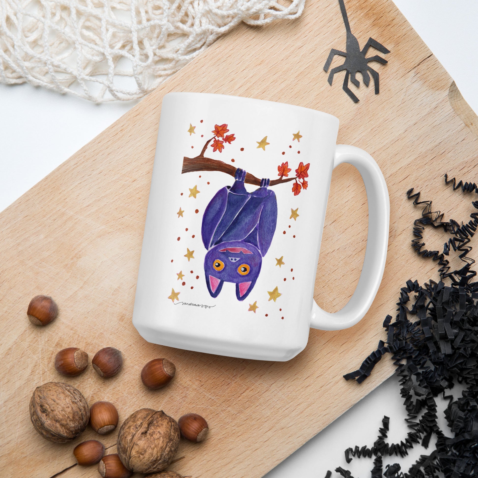 Halloween Bat Mug – A Spooky Sip for the Season! 🦇🎃 - SANDRAAS