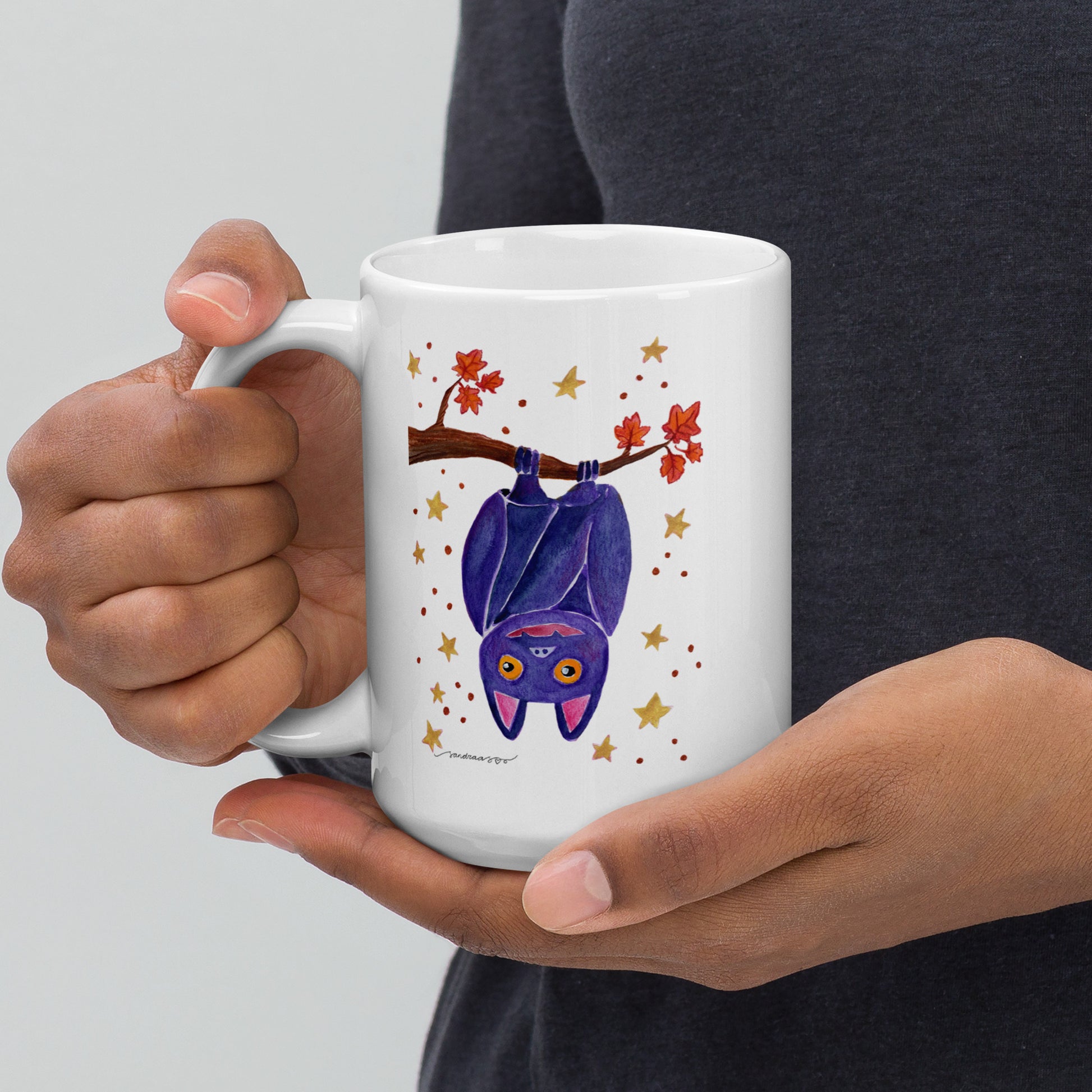 Halloween Bat Mug – A Spooky Sip for the Season! 🦇🎃 - SANDRAAS