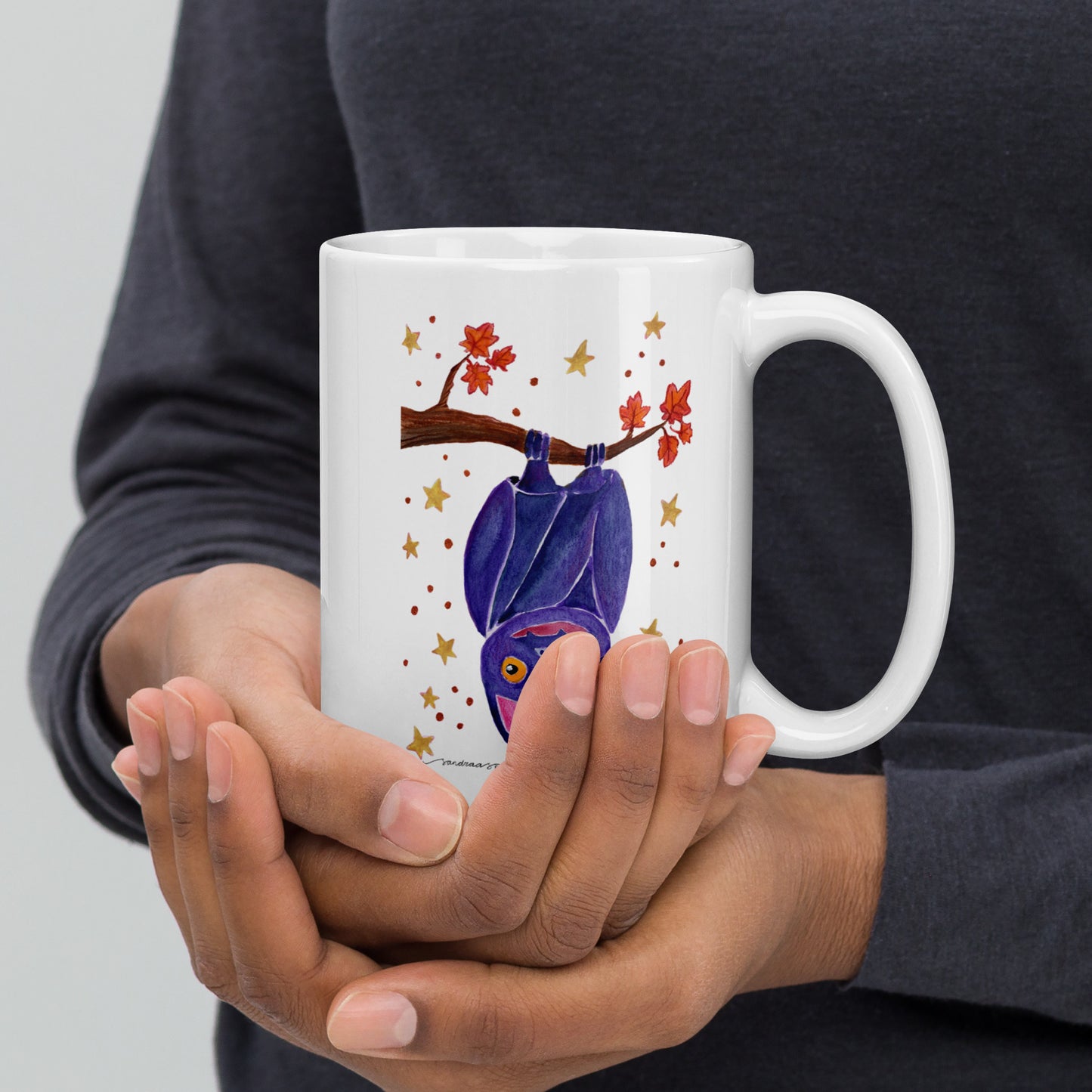Halloween Bat Mug – A Spooky Sip for the Season! 🦇🎃 - SANDRAAS