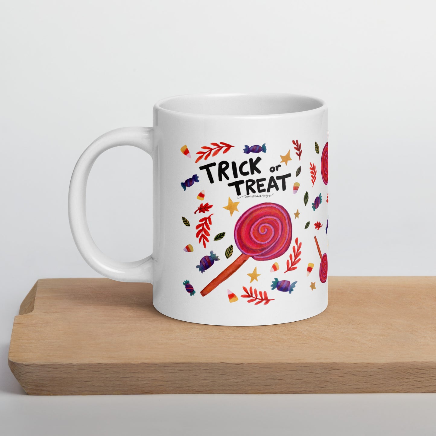 Trick or Treat Halloween Mug – A Sweet & Spooky Delight! 🎃🍬 - SANDRAAS