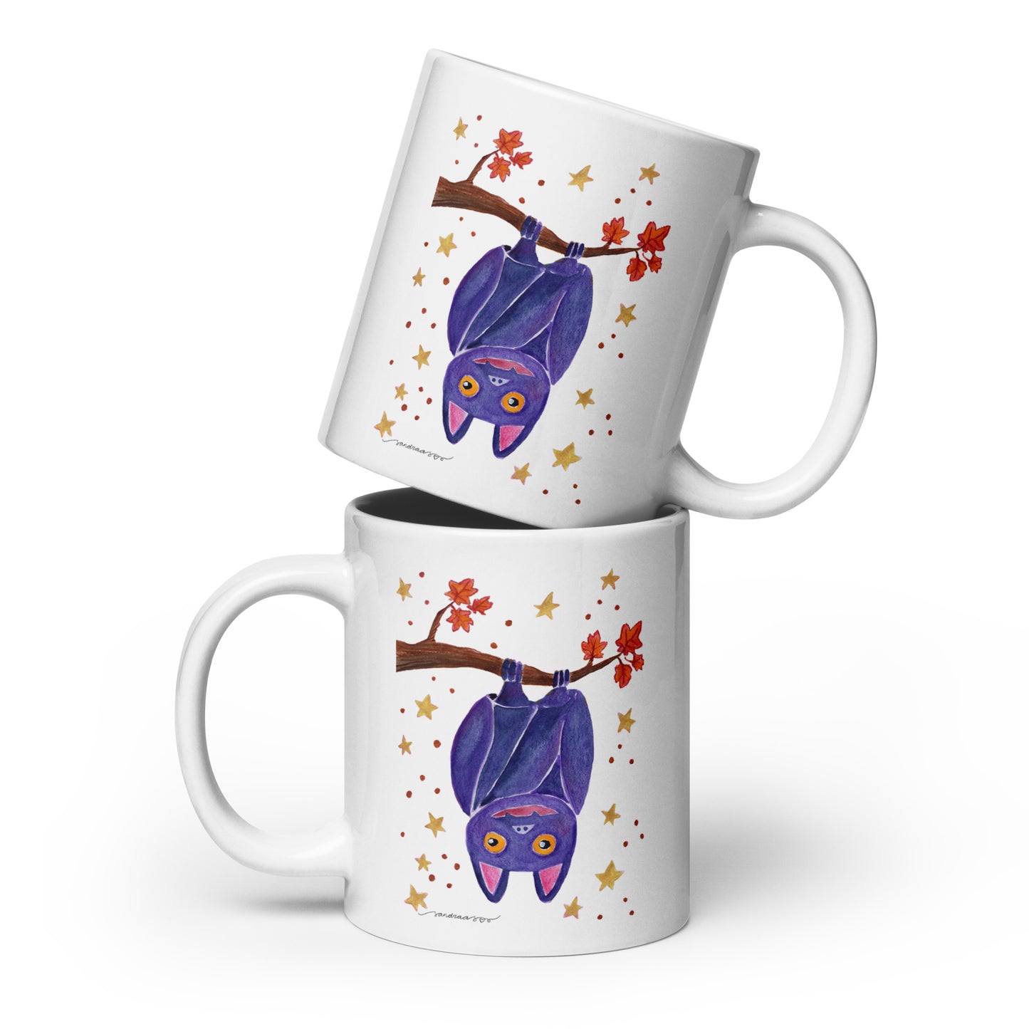 Halloween Bat Mug – A Spooky Sip for the Season! 🦇🎃 - SANDRAAS