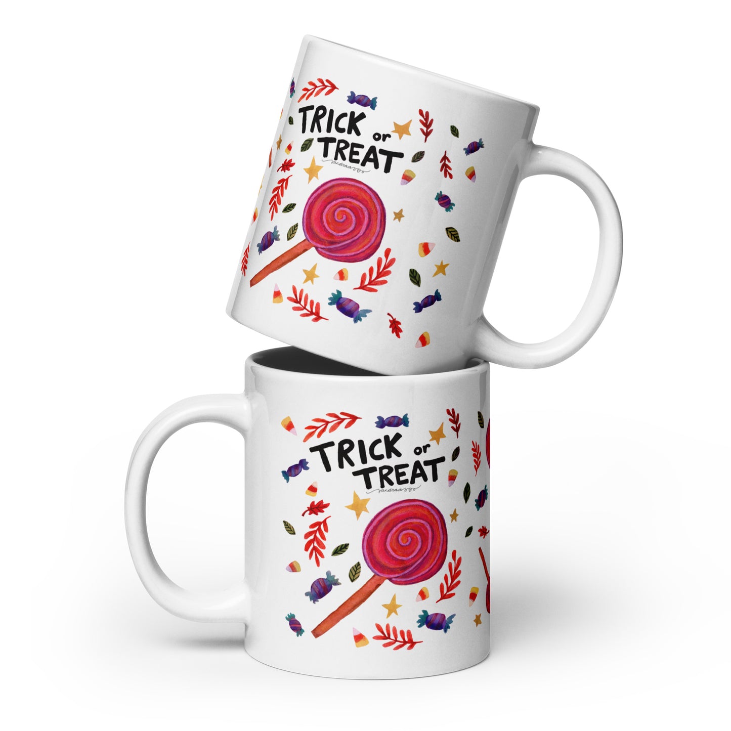 Trick or Treat Halloween Mug – A Sweet & Spooky Delight! 🎃🍬 - SANDRAAS