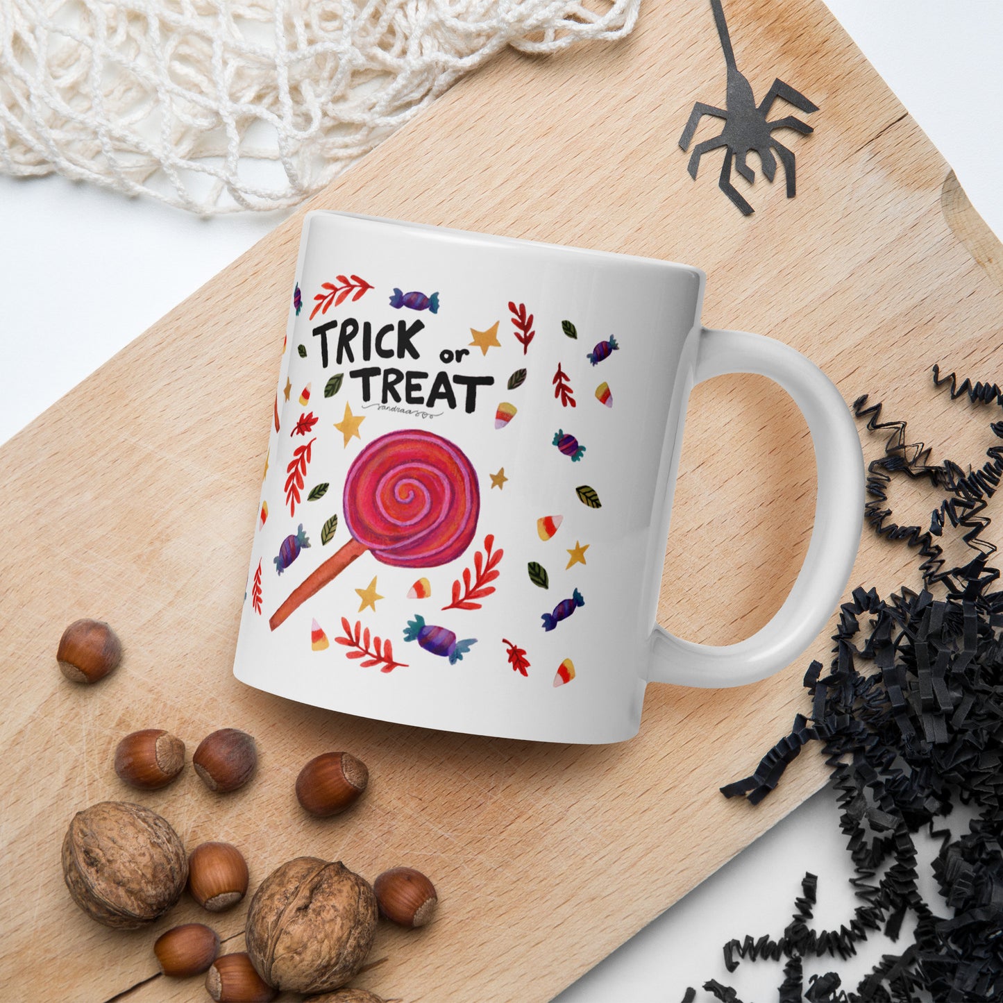 Trick or Treat Halloween Mug – A Sweet & Spooky Delight! 🎃🍬 - SANDRAAS