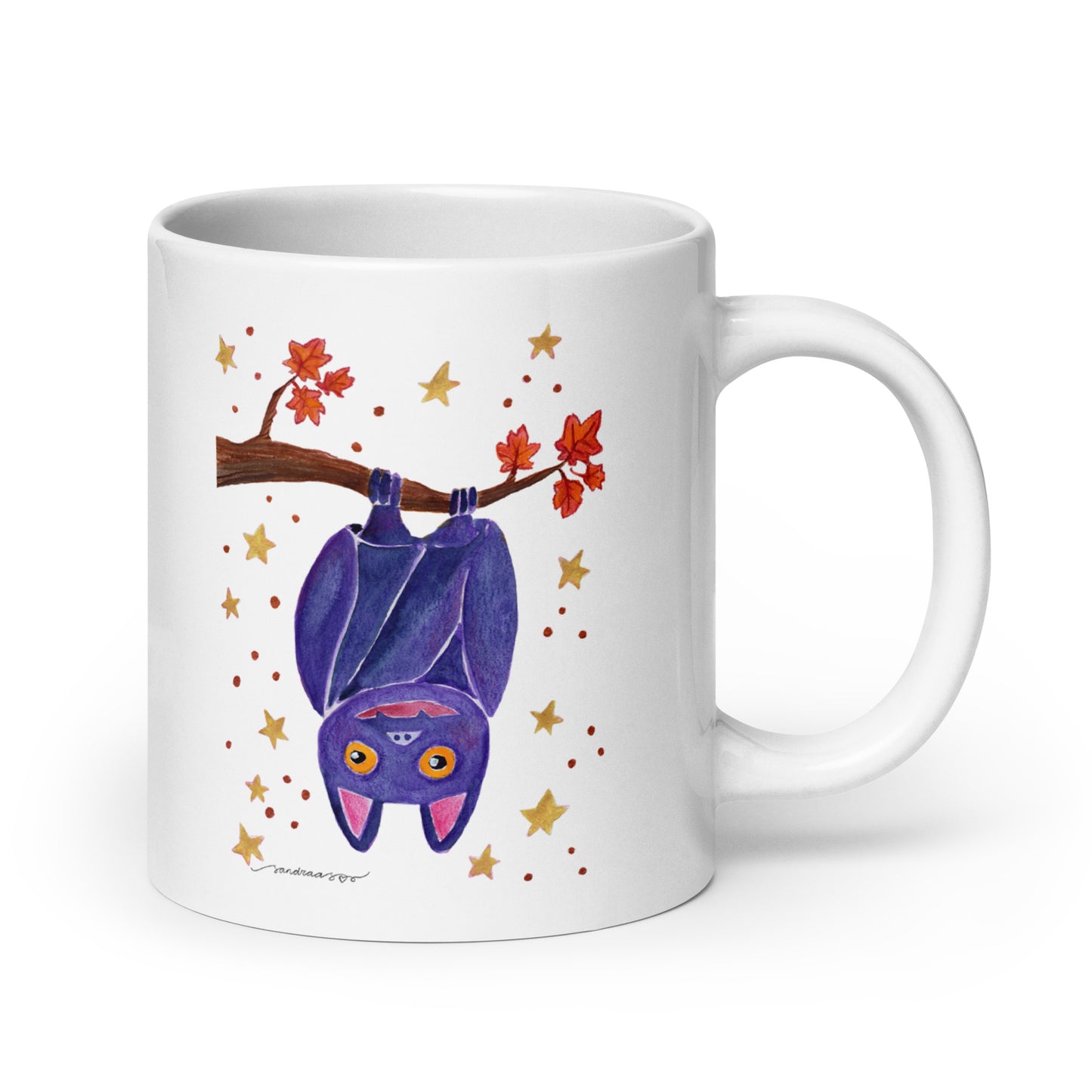 Halloween Bat Mug – A Spooky Sip for the Season! 🦇🎃 - SANDRAAS