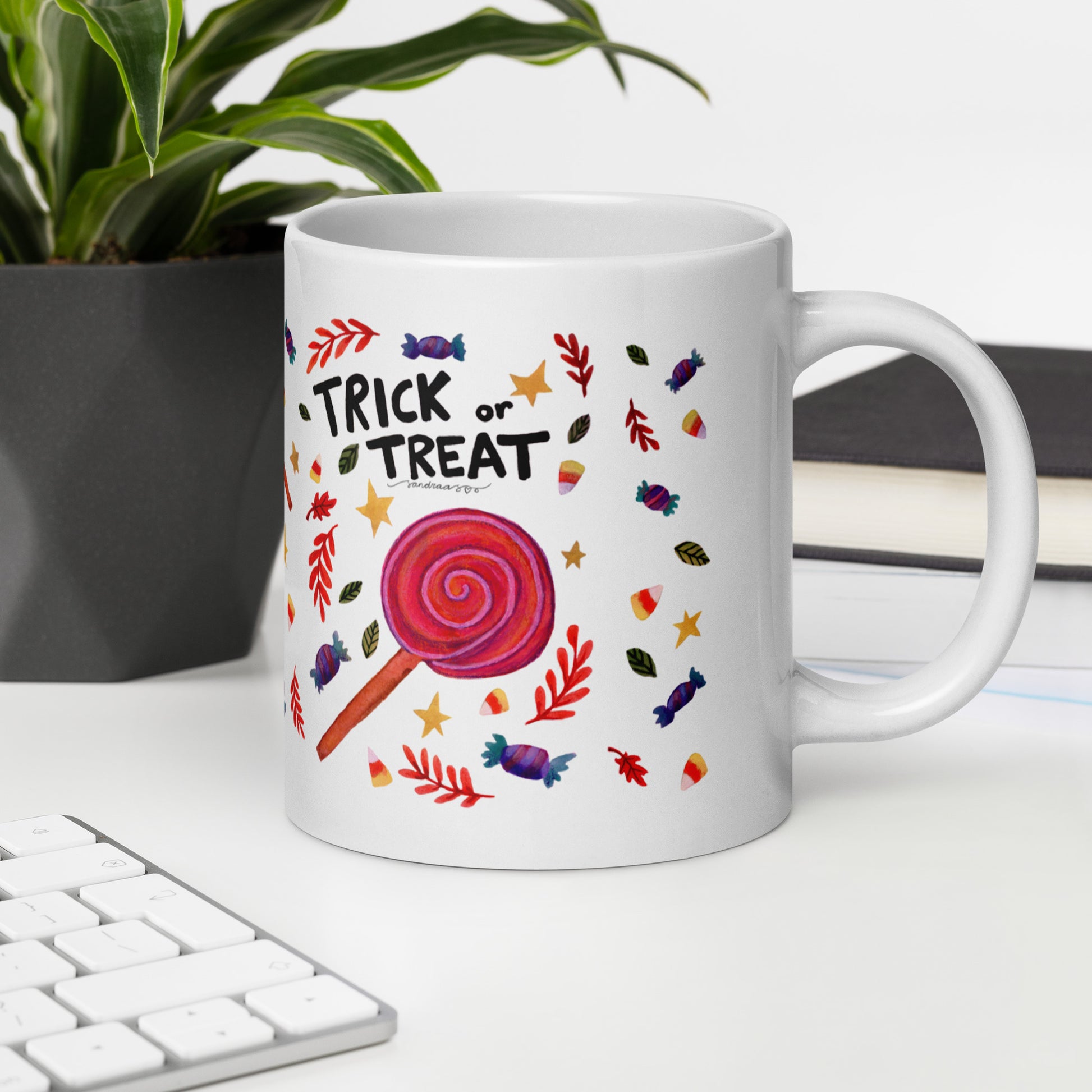 Trick or Treat Halloween Mug – A Sweet & Spooky Delight! 🎃🍬 - SANDRAAS