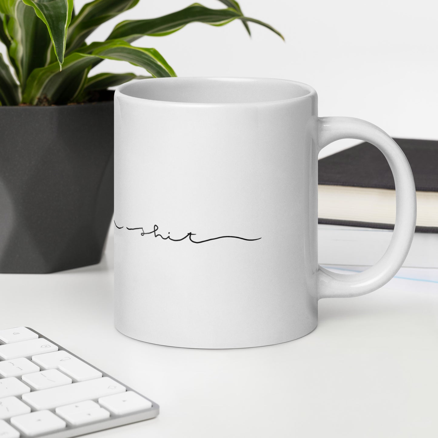 White glossy mug - “Fuck This Shit” – Ceramic Mug (11oz / 15oz / 20oz) - SANDRAAS