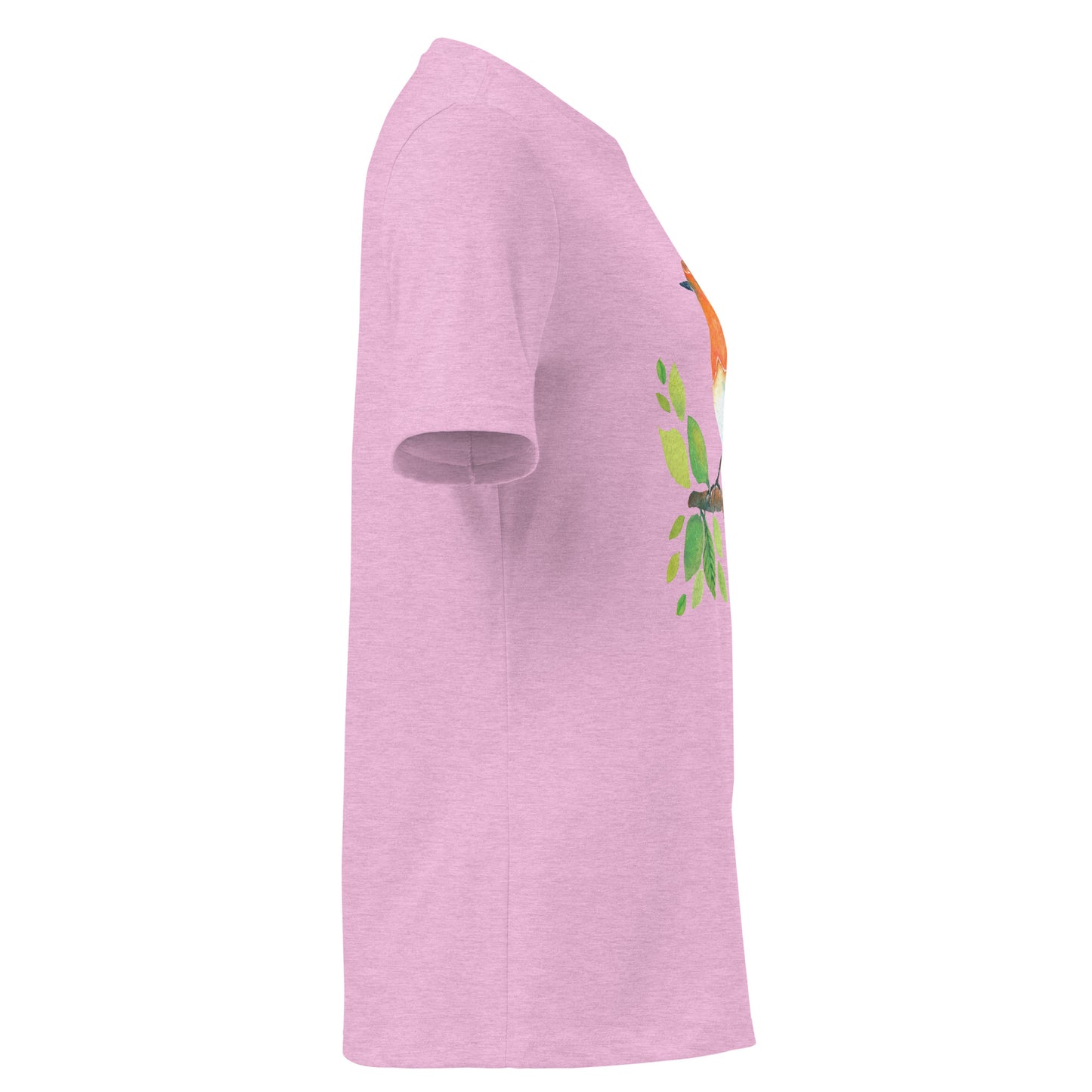 Women’s Relaxed T-Shirt – Watercolor Robin 🐦 | Nature - Inspired Bird Illustration Tee - SANDRAAS