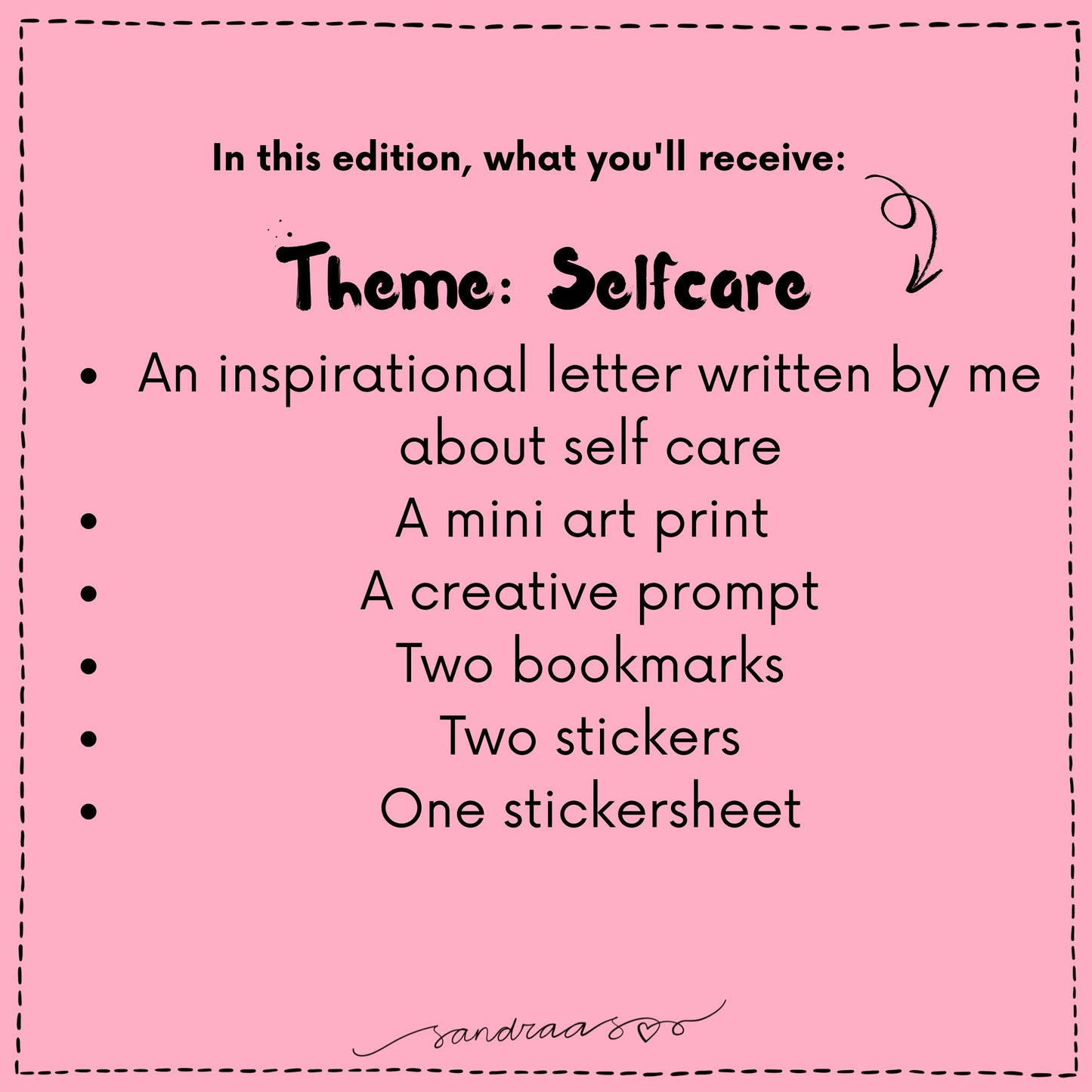 SANDRAAS Snail Mail Club Subscription - SANDRAAS