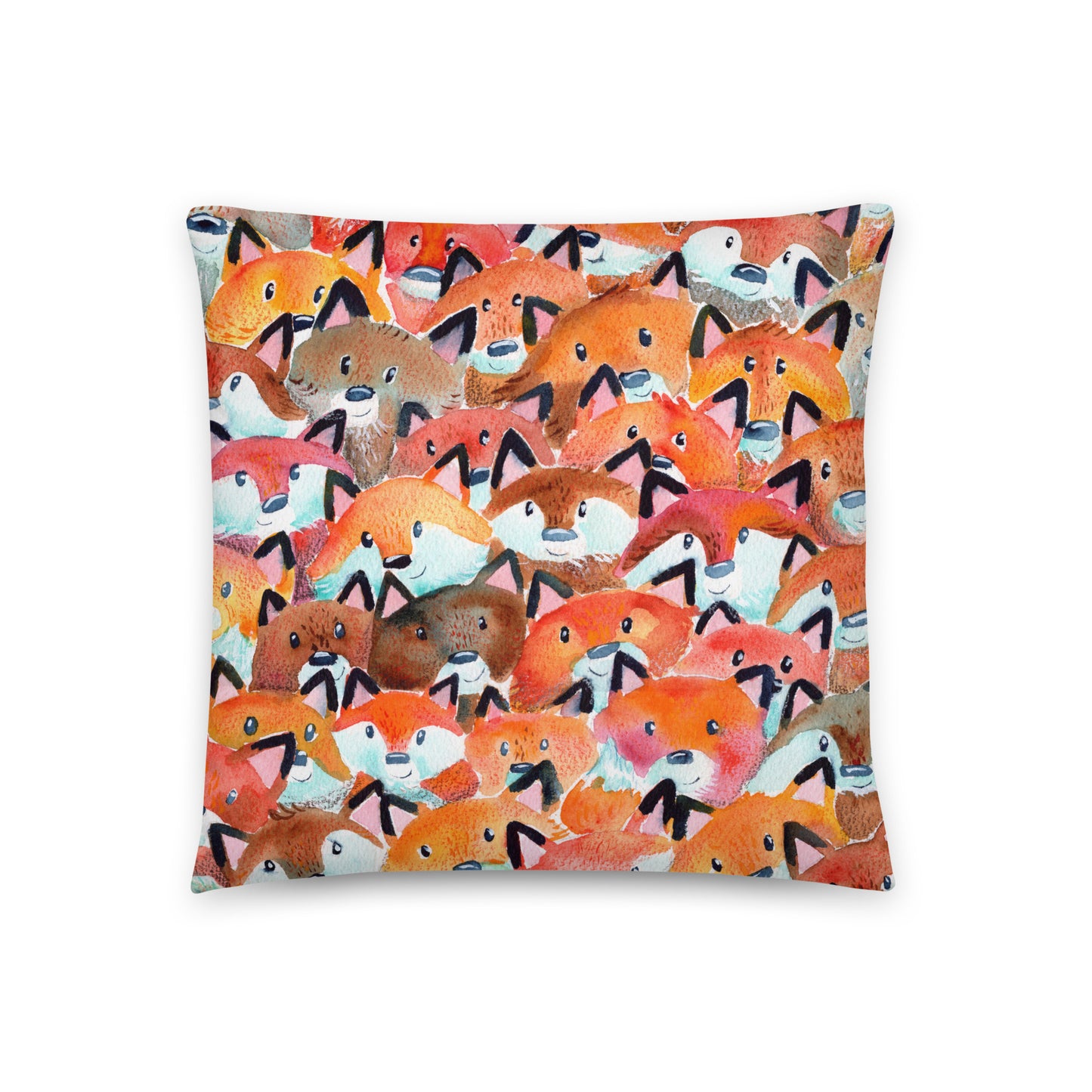 Basic Pillow - Whimsical Foxes