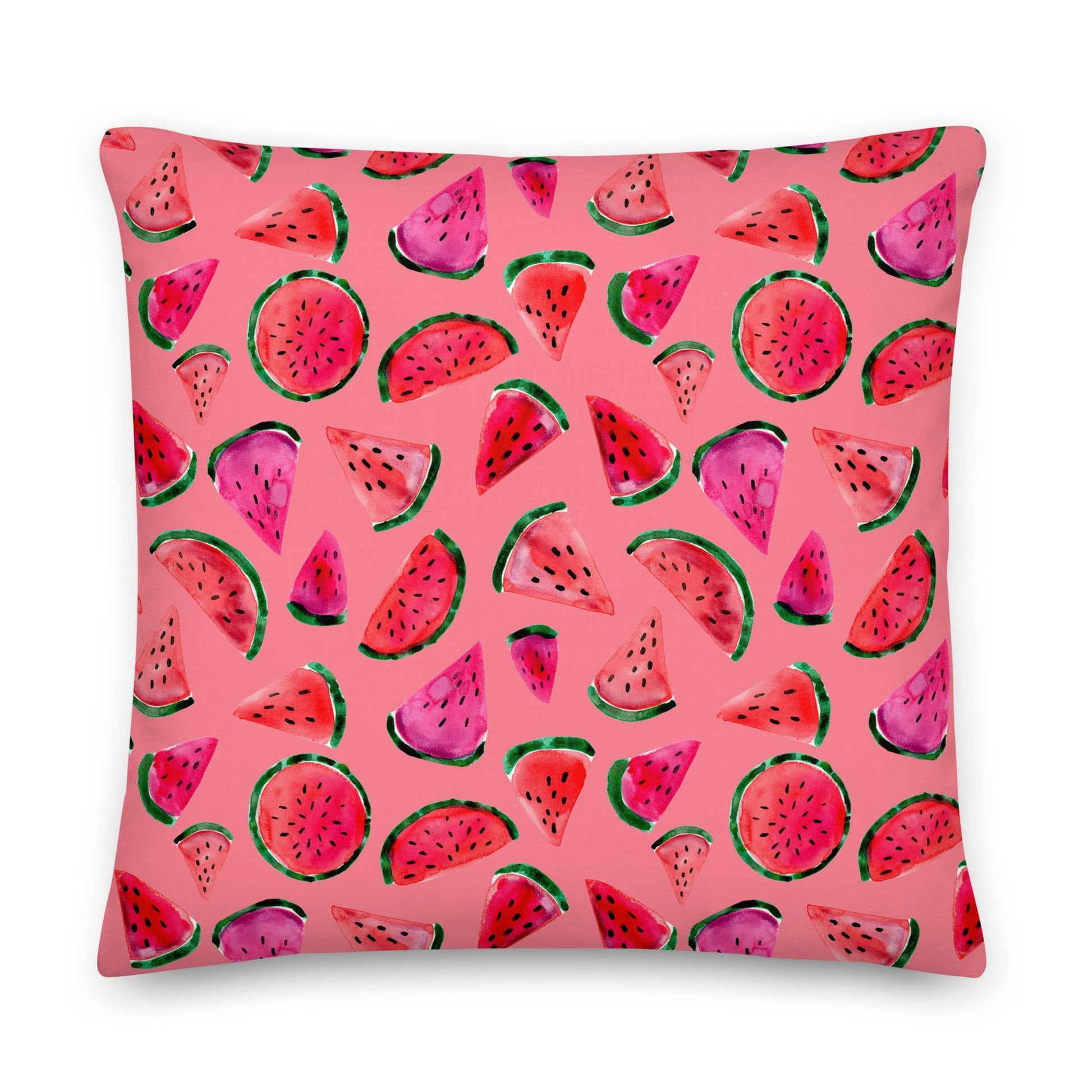 🍉 Premium Pillow – Pink Watermelon 💖🛋 - SANDRAAS