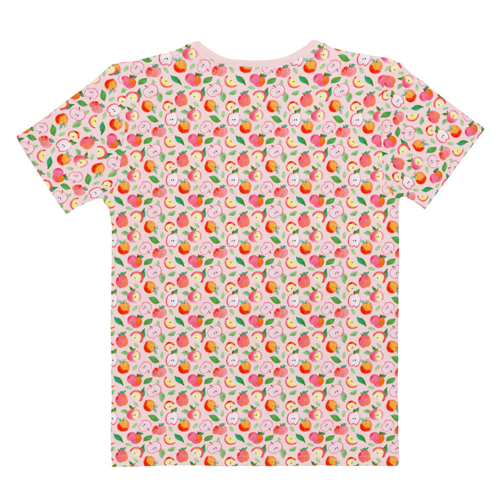 Women's T-shirt - Apples pink