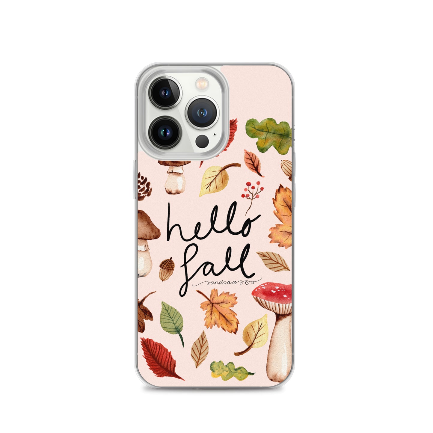 Clear Case for iPhone® - Hello Fall