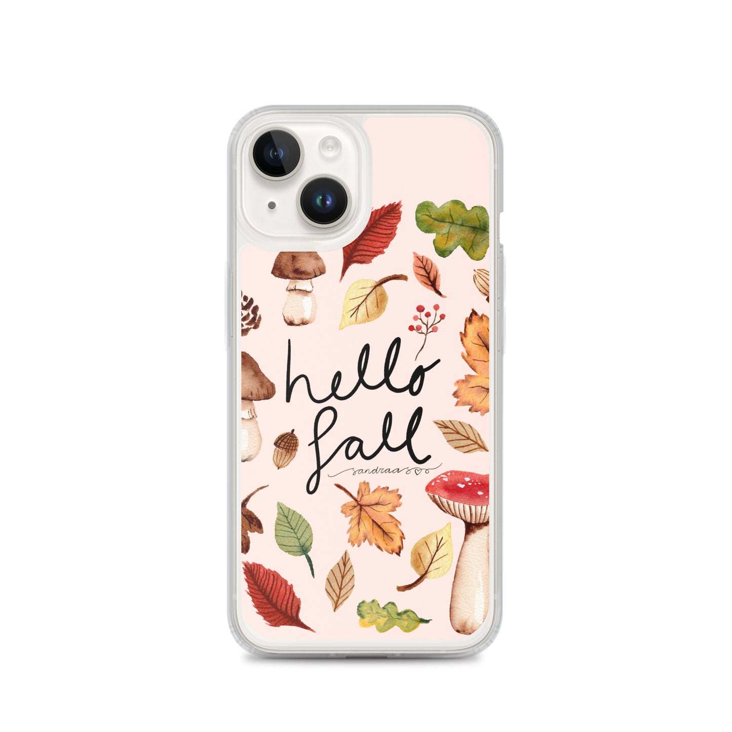 Clear Case for iPhone® - Hello Fall