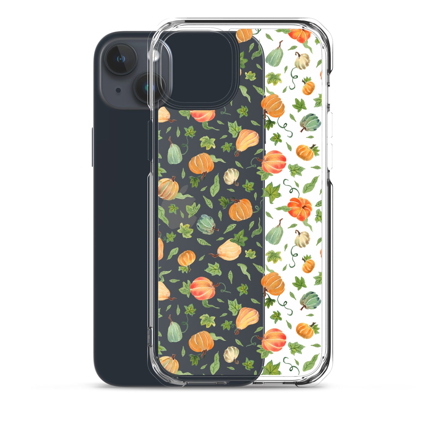 Clear Case for iPhone® - Pumpkins Pattern