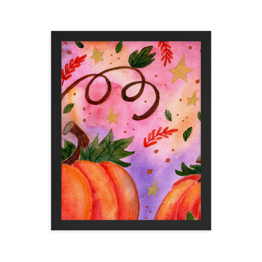 Framed poster - Halloween Pumpkin